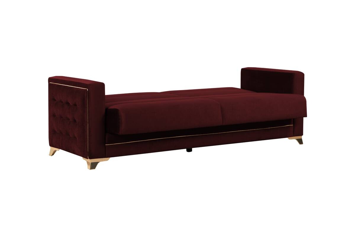 Sofa 3-2-1 Cavana bordeaux Microfaser