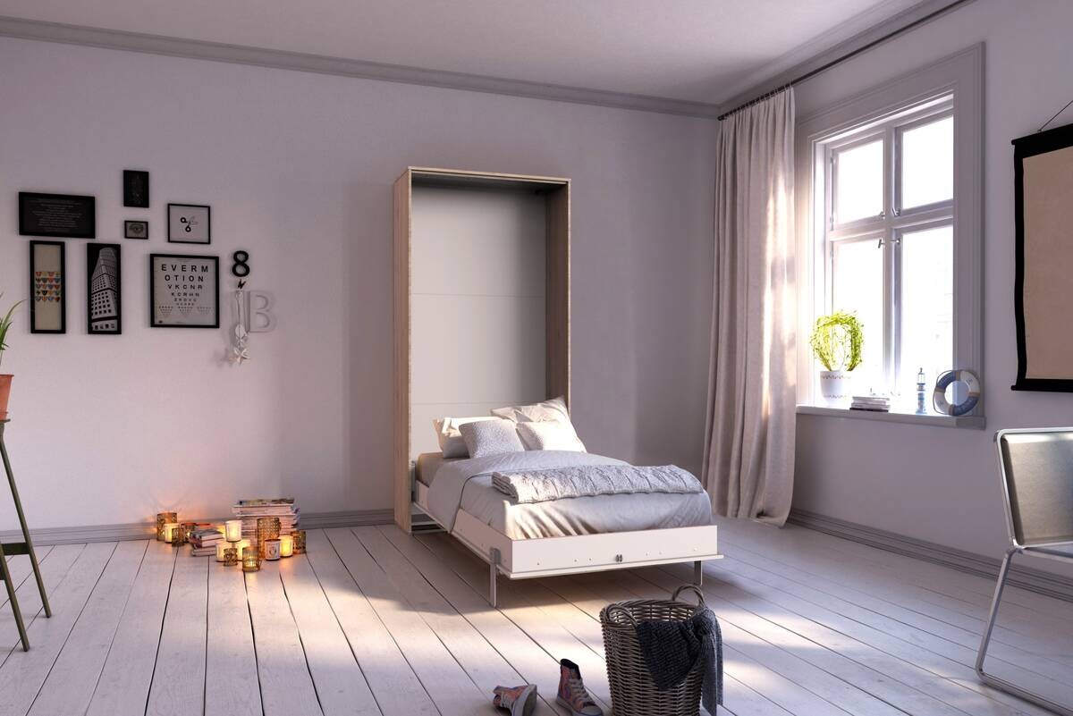 Klappbett Juist weiß Liegefläche B/L: ca. 90x200 cm