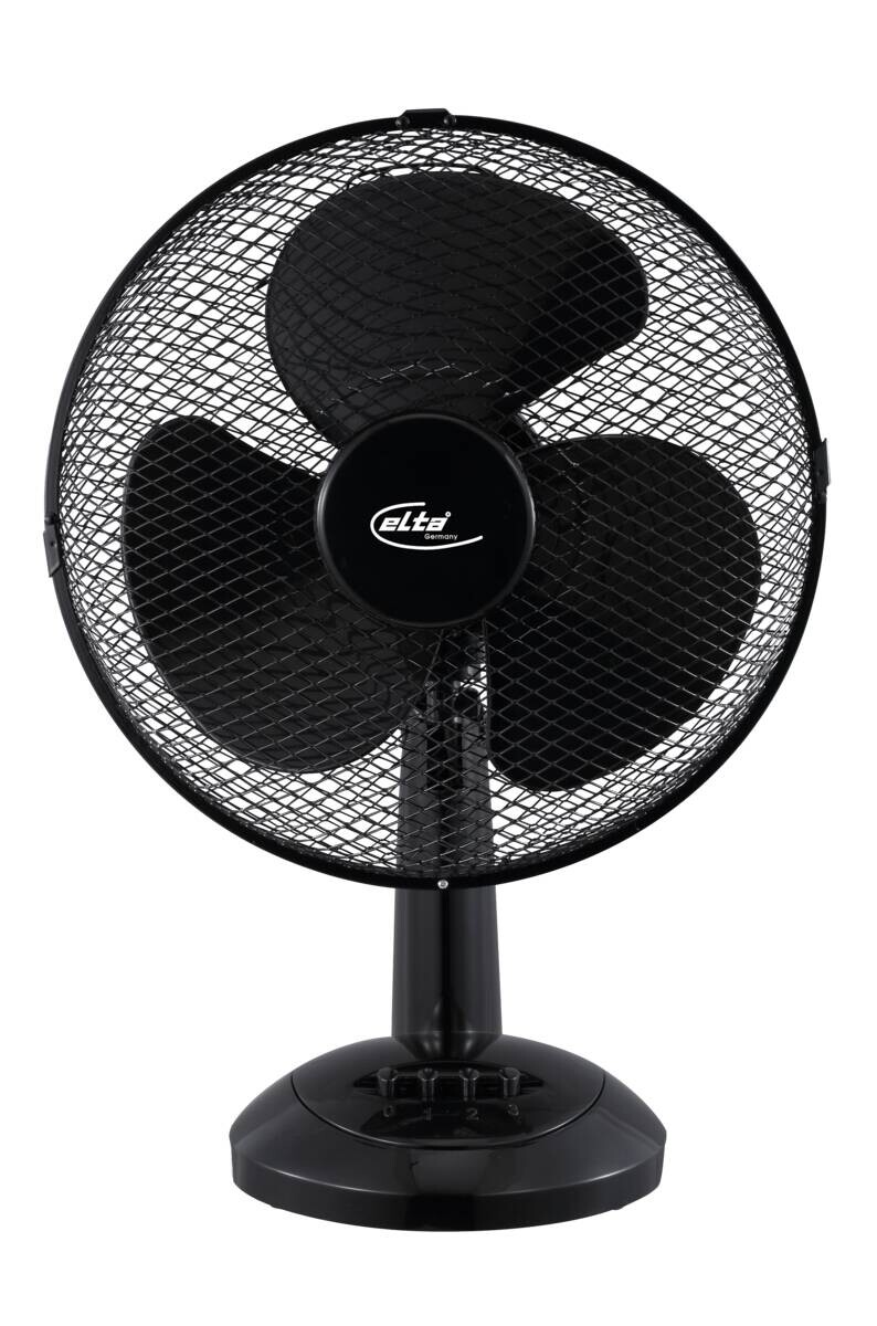 Elta Tischventilator TVT-30.2 schwarz Metall Kunststoff D: ca. 30 cm