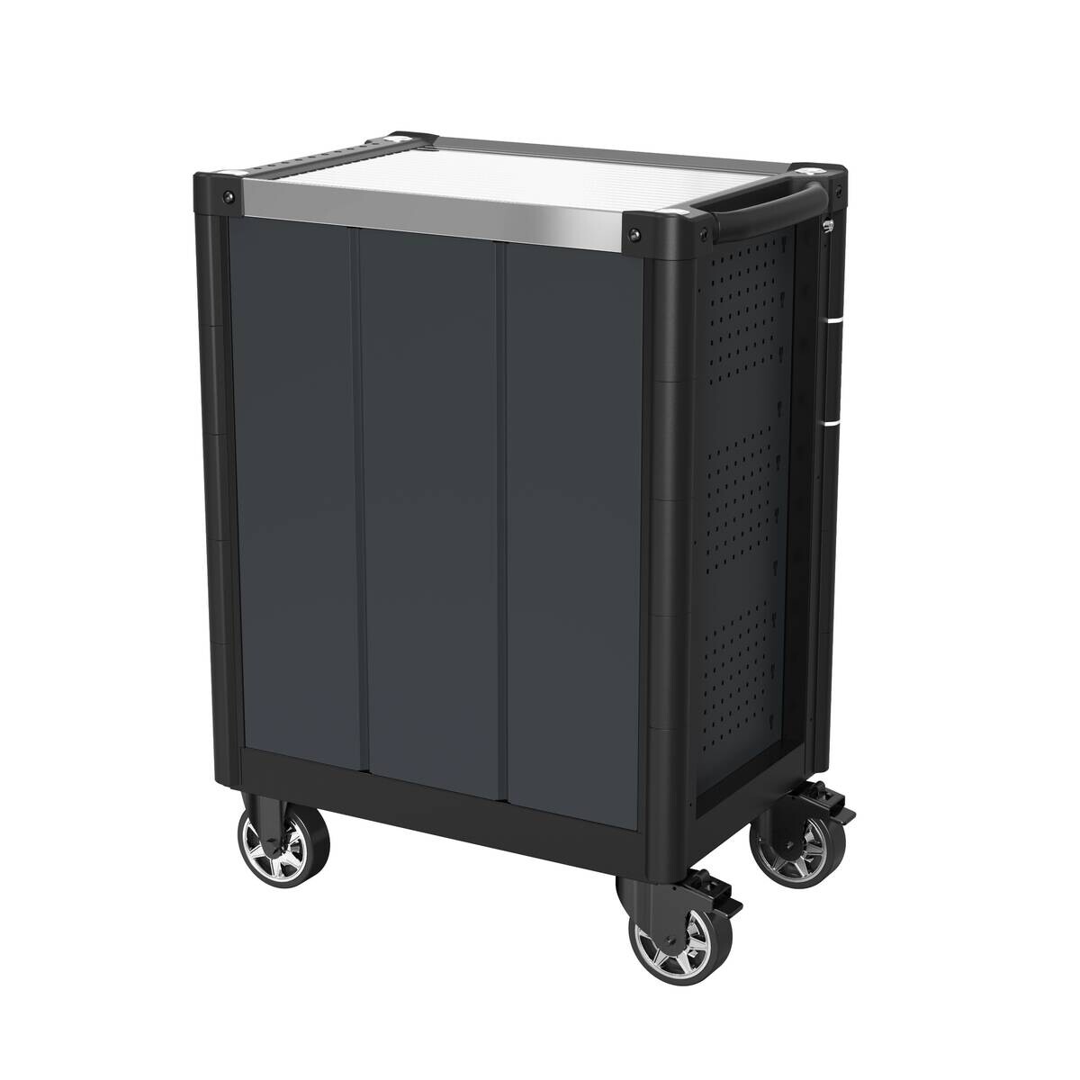 Werkstattwagen Mento schwarz B/H/L: ca. 73x98x48 cm