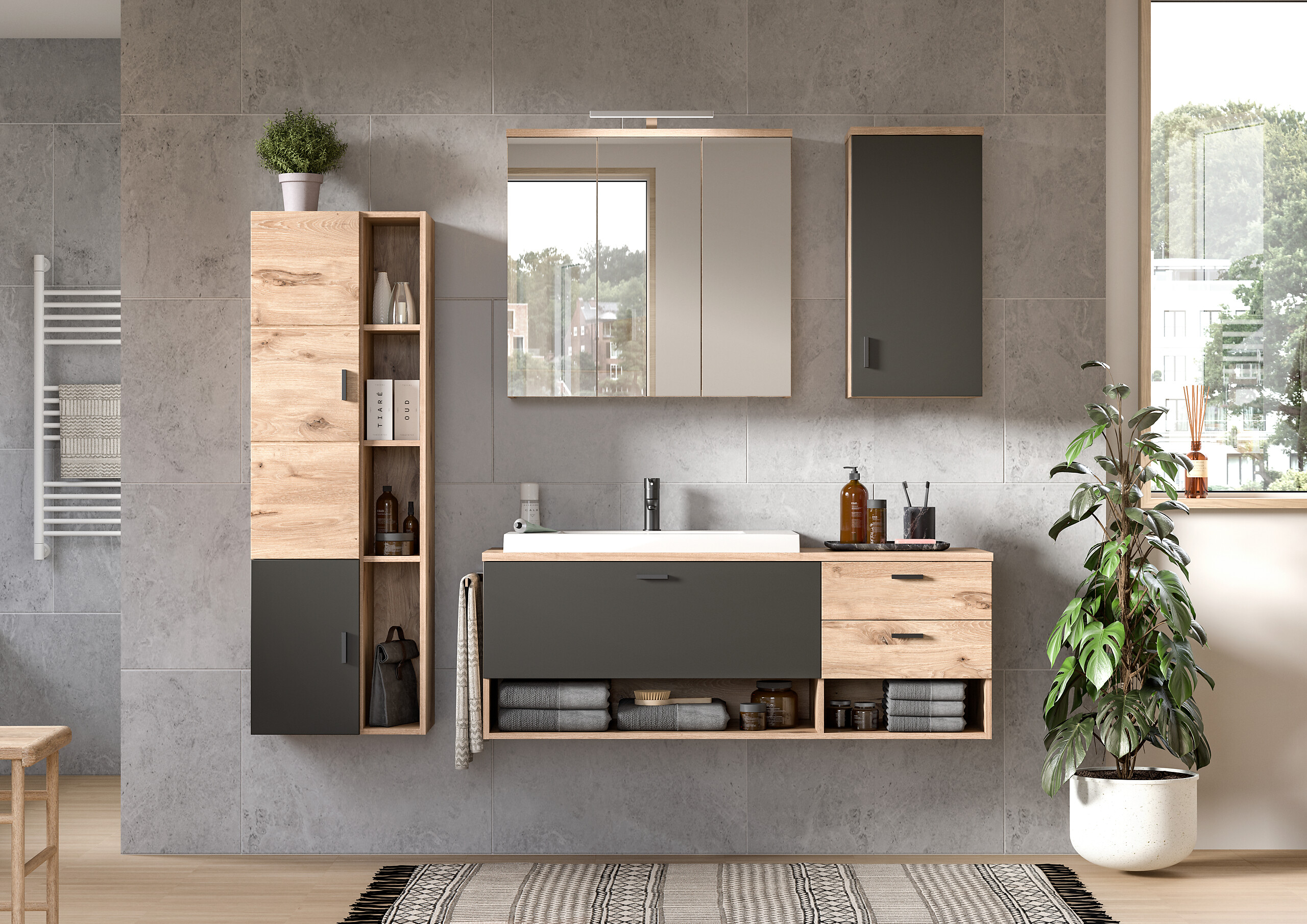 Midischrank GRADO B/H/T: ca. 48x144x35 cm