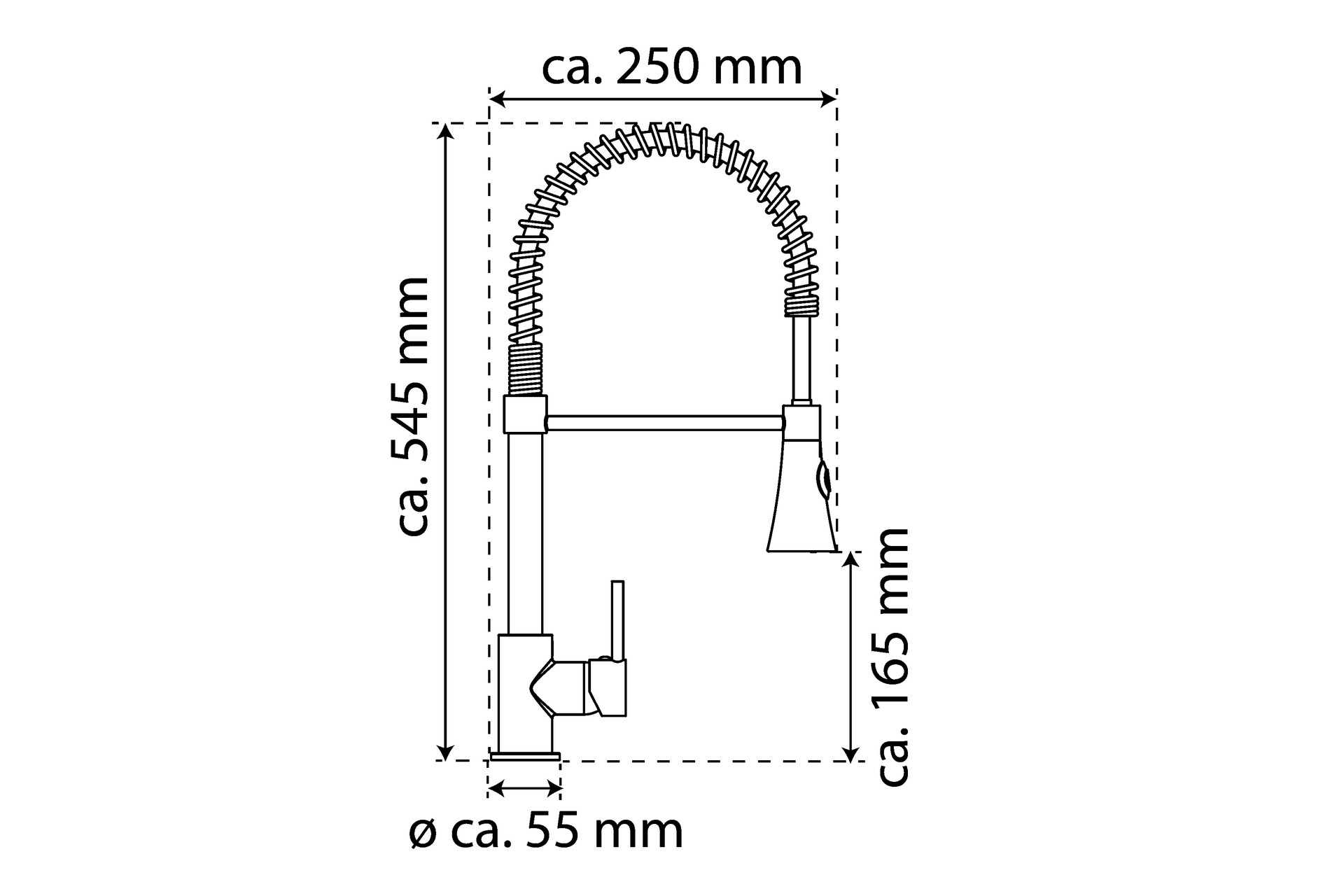 Spültisch-Armatur Leon Chrom