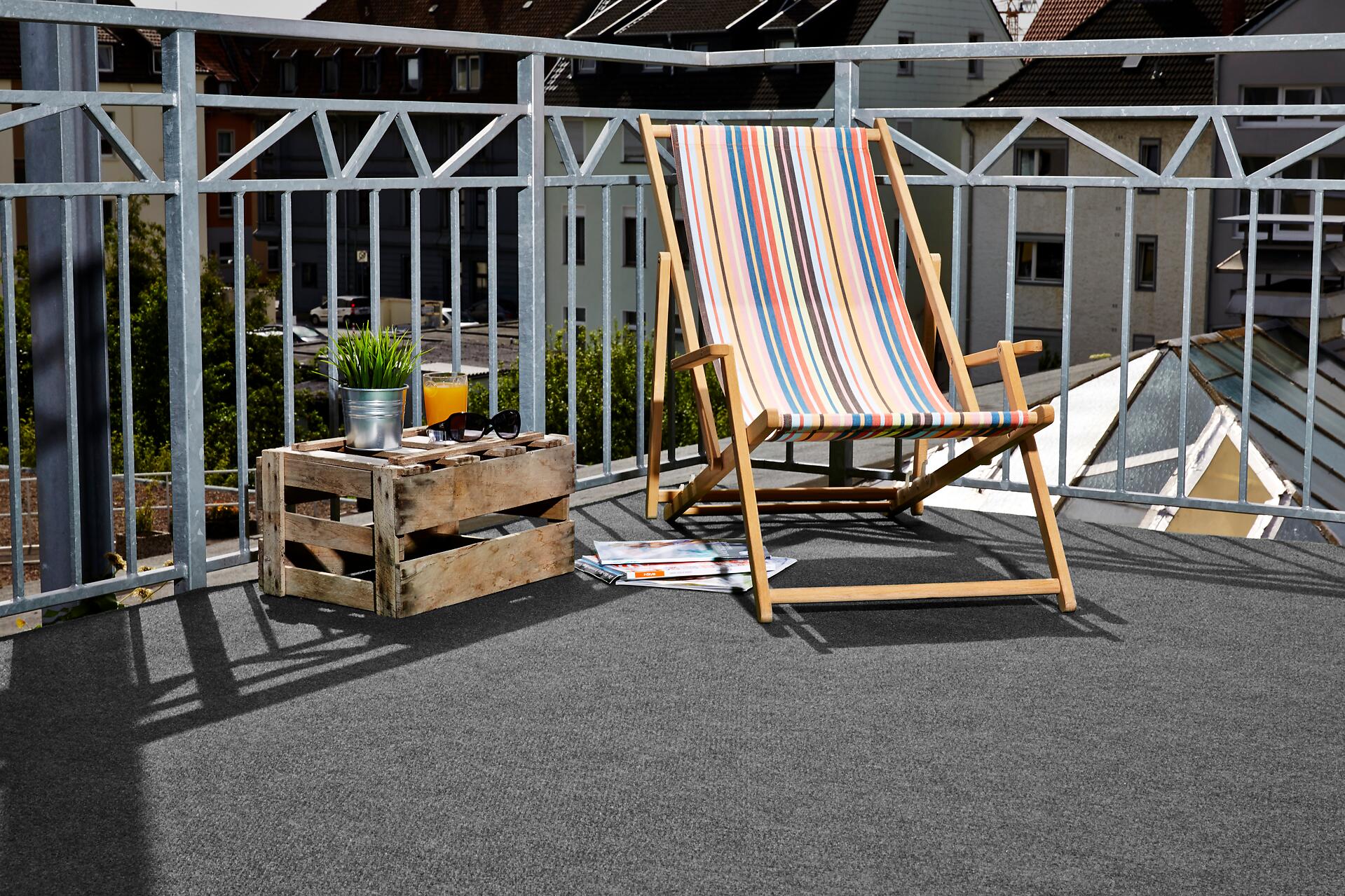 Kunstrasen Grass grau B/L: ca. 133x300 cm pro Stück