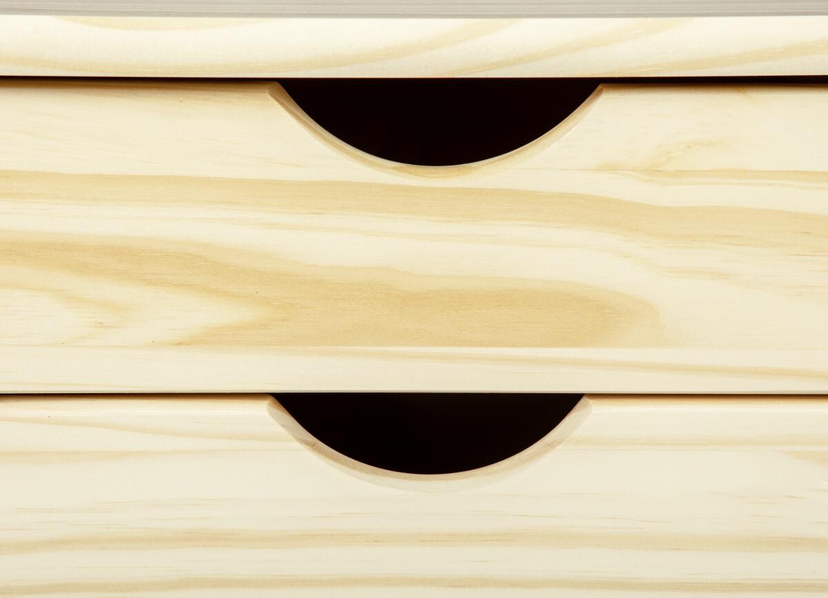 Rollcontainer Nils natur B/H/T: ca. 35x65x40 cm