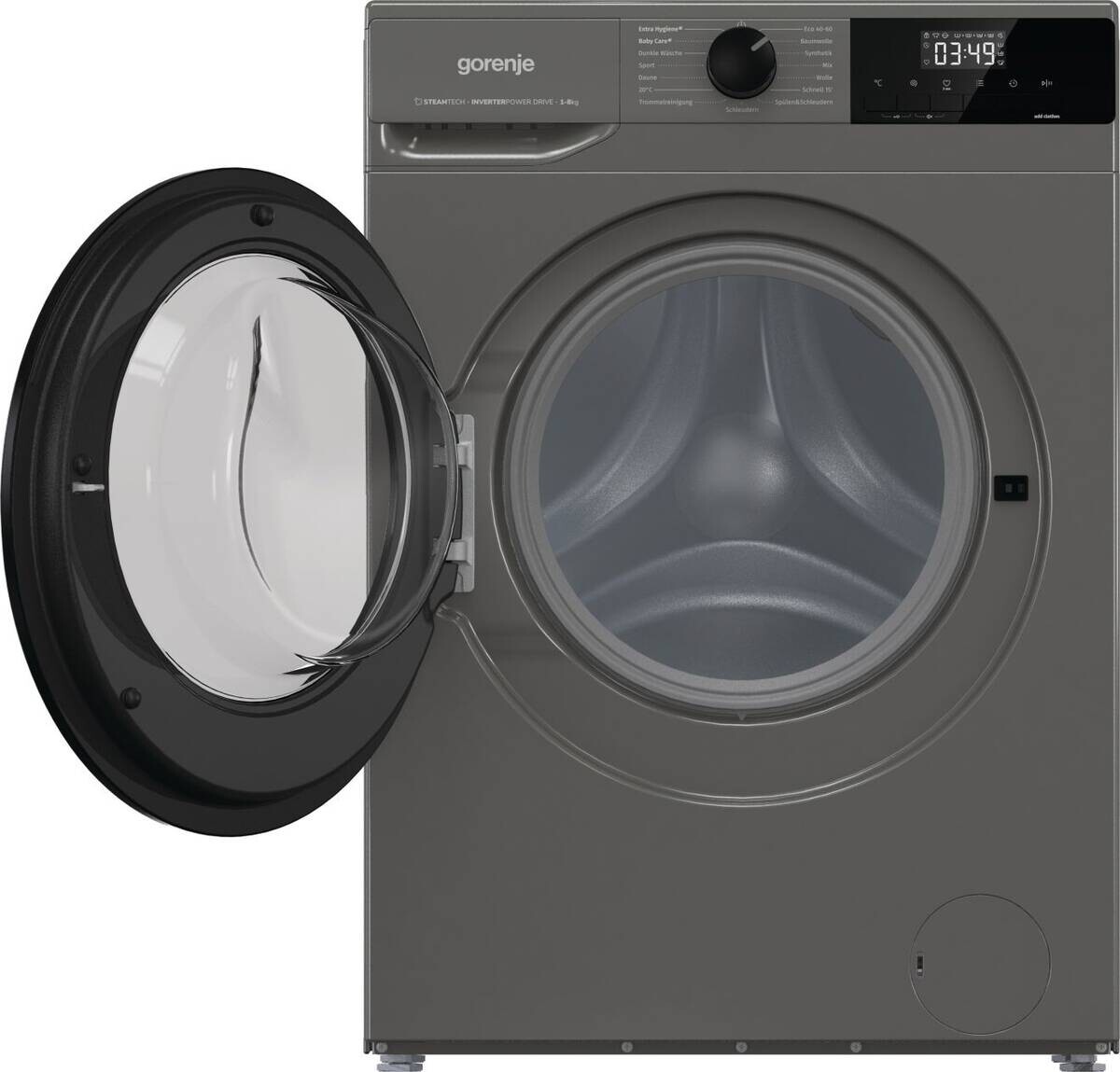Gorenje Waschmaschine WNHEI84APSA/DE titanfarbig B/H/T: ca. 60x85x54 cm ca. 8 kg