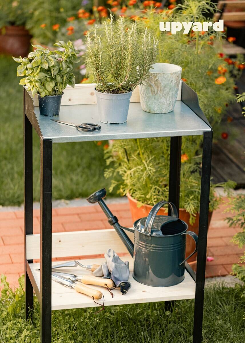 UPYARD Pflanztisch MODERN natur B/H/L: ca. 39x92x80 cm