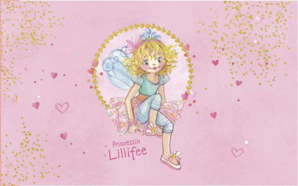 Prinzessin Lillifee Kinderteppich rosa B/L: ca. 100x160 cm