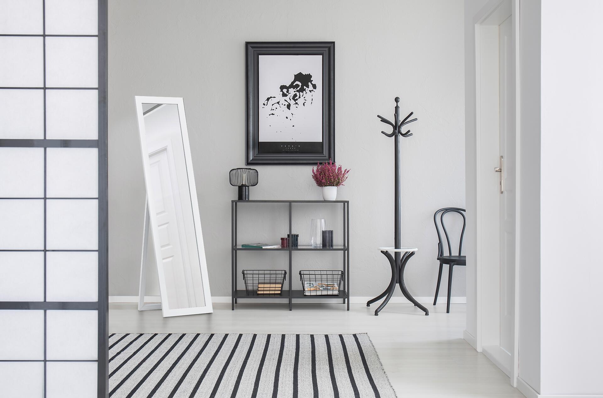 Standspiegel Tina weiß B/H: ca. 40x160 cm