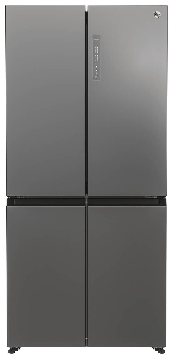 Hoover Multi-Door Kühl-/Gefrierkombination HHCR3818ENPL Edelstahloptik B/H/T: ca. 83,3x181,5x65 cm