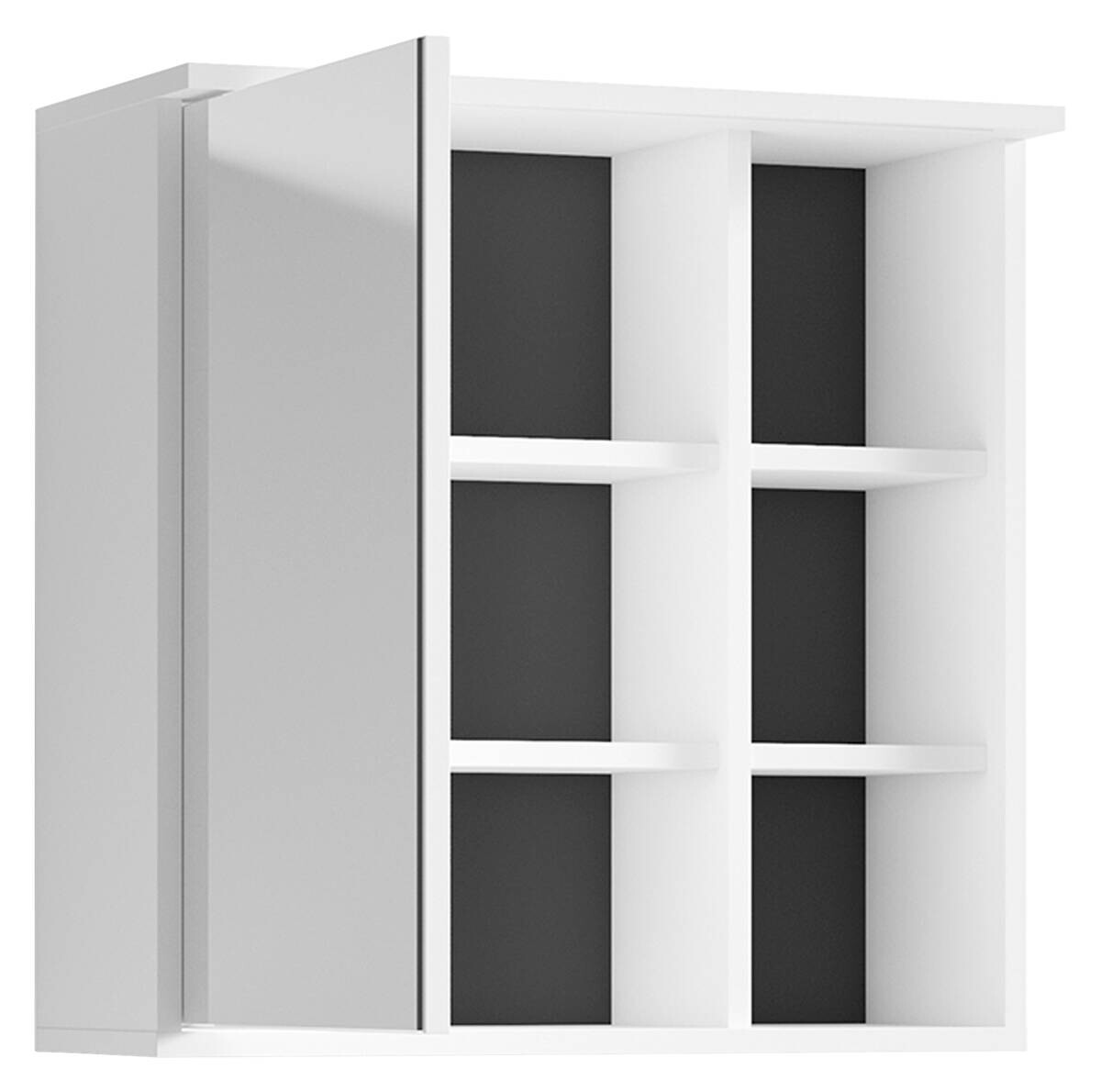 Spiegelschrank WELLNESS weiß B/H/T: ca. 60x61x28 cm