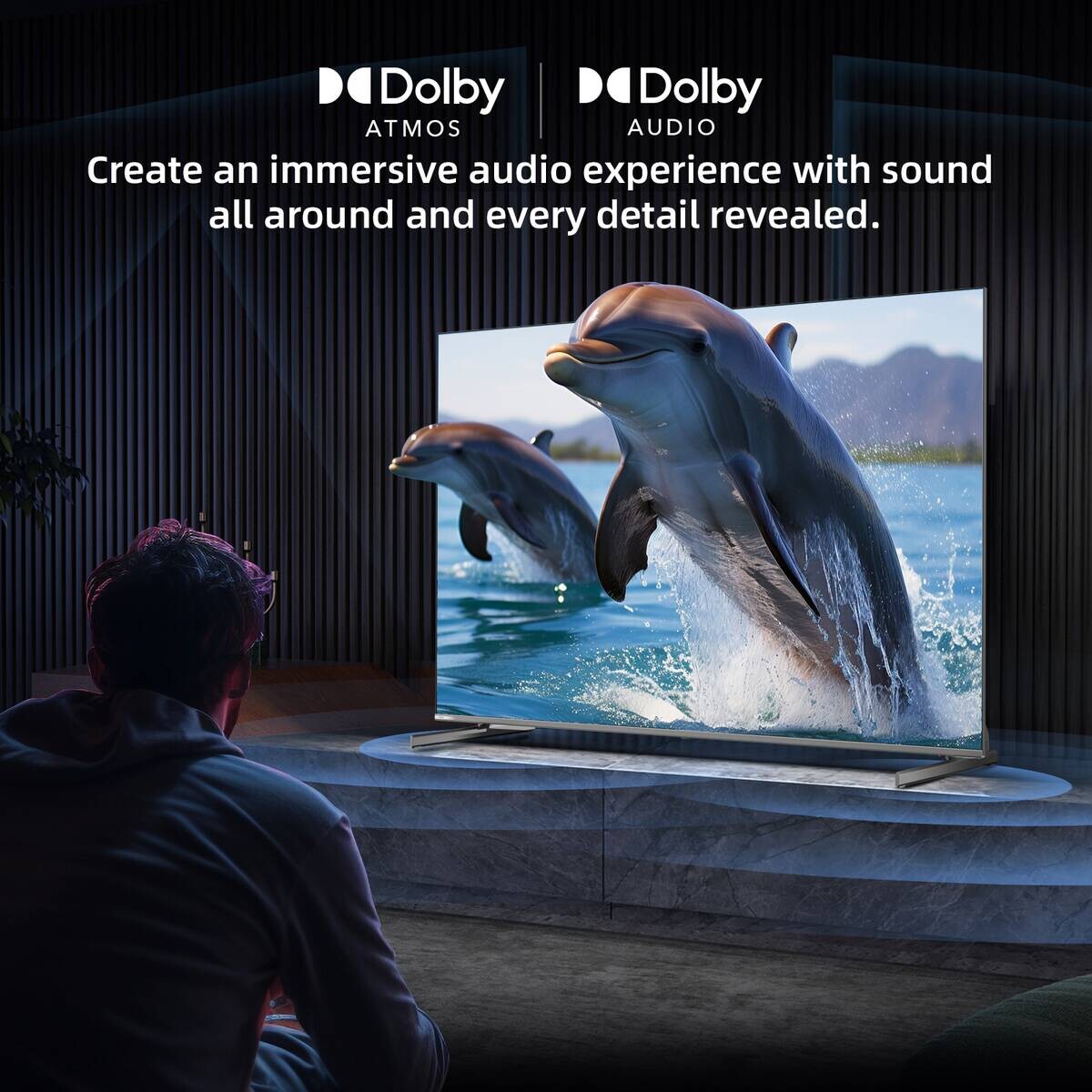 CHiQ Mini-LED-Fernseher M55QN9V B/H: ca. 123x77 cm