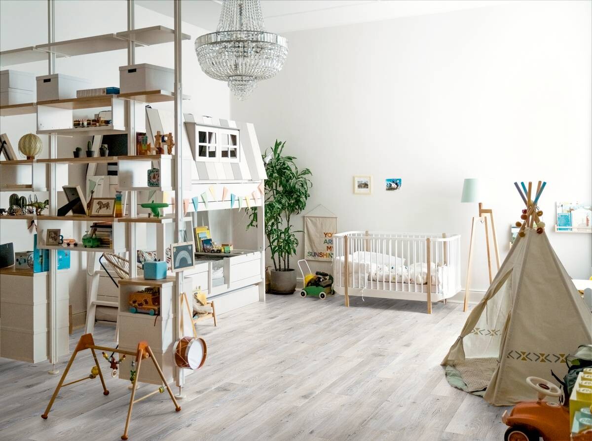 Click-Vinylboden Vintage Eiche ca. 2,23 m² im Paket B/L: ca. 22,8x121,92 cm pro Paket