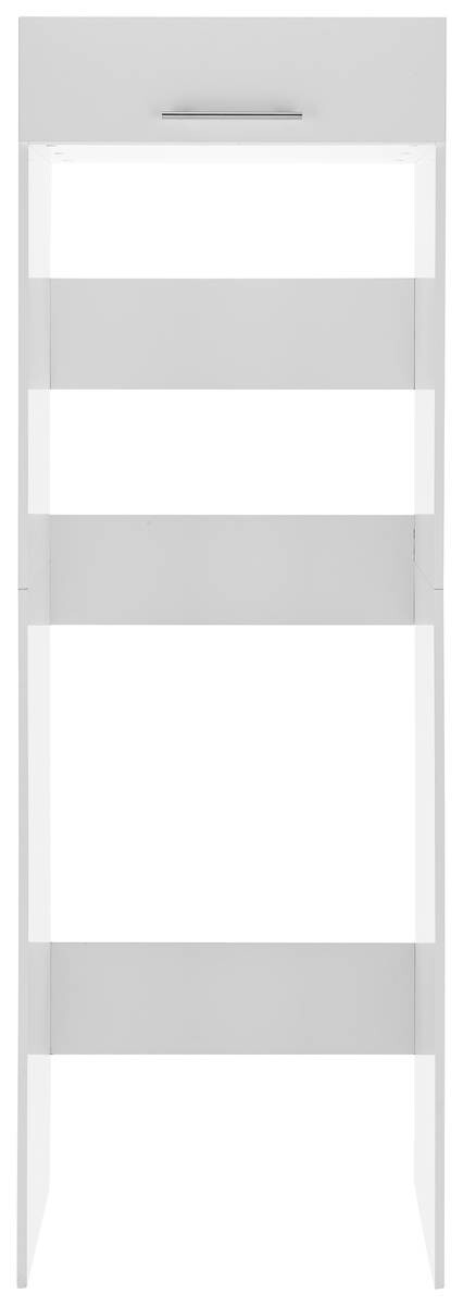 Respekta Waschmaschinenumbauschrank Clara weiß matt B/H/T: ca. 67,4x200x67,6 cm