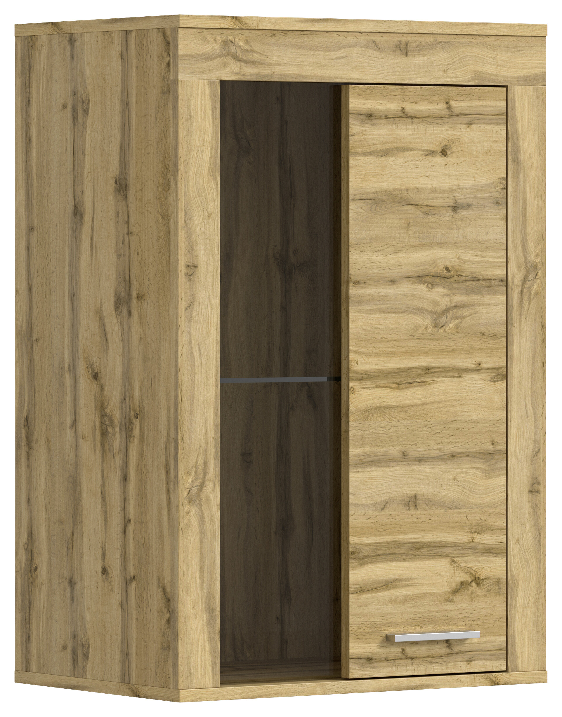 Vitrine Jam Eiche Wotan Nachbildung B/H/T: ca. 60x86x35 cm