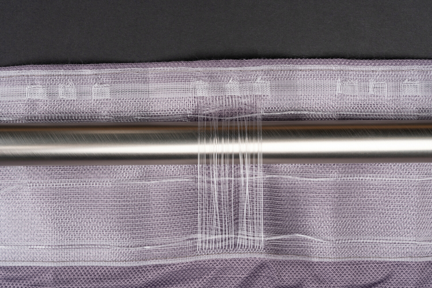 Kombivorhang 2er Pack Balance brombeer B/L: ca. 135x300 cm