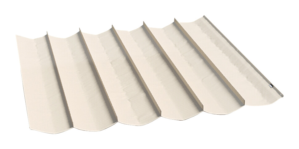 PLATINUM Faltsonnensegel Coolfit altweiß Polyethylen B/H/L: ca. 500x1x290 cm