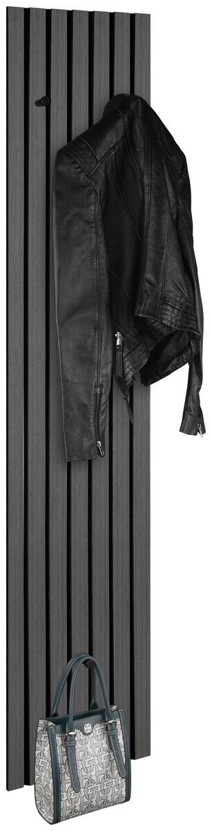 Garderobenpaneel Grace Eiche dunkel Nachbildung B/H/T: ca. 25x160x7 cm