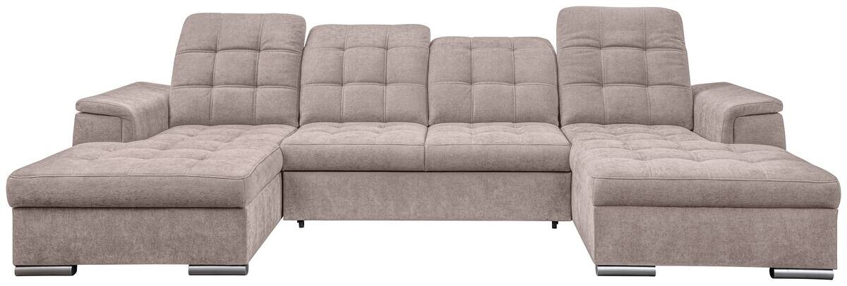 Wohnlandschaft Nadja stone Microfaser B/H/T: ca. 330x105x174 cm