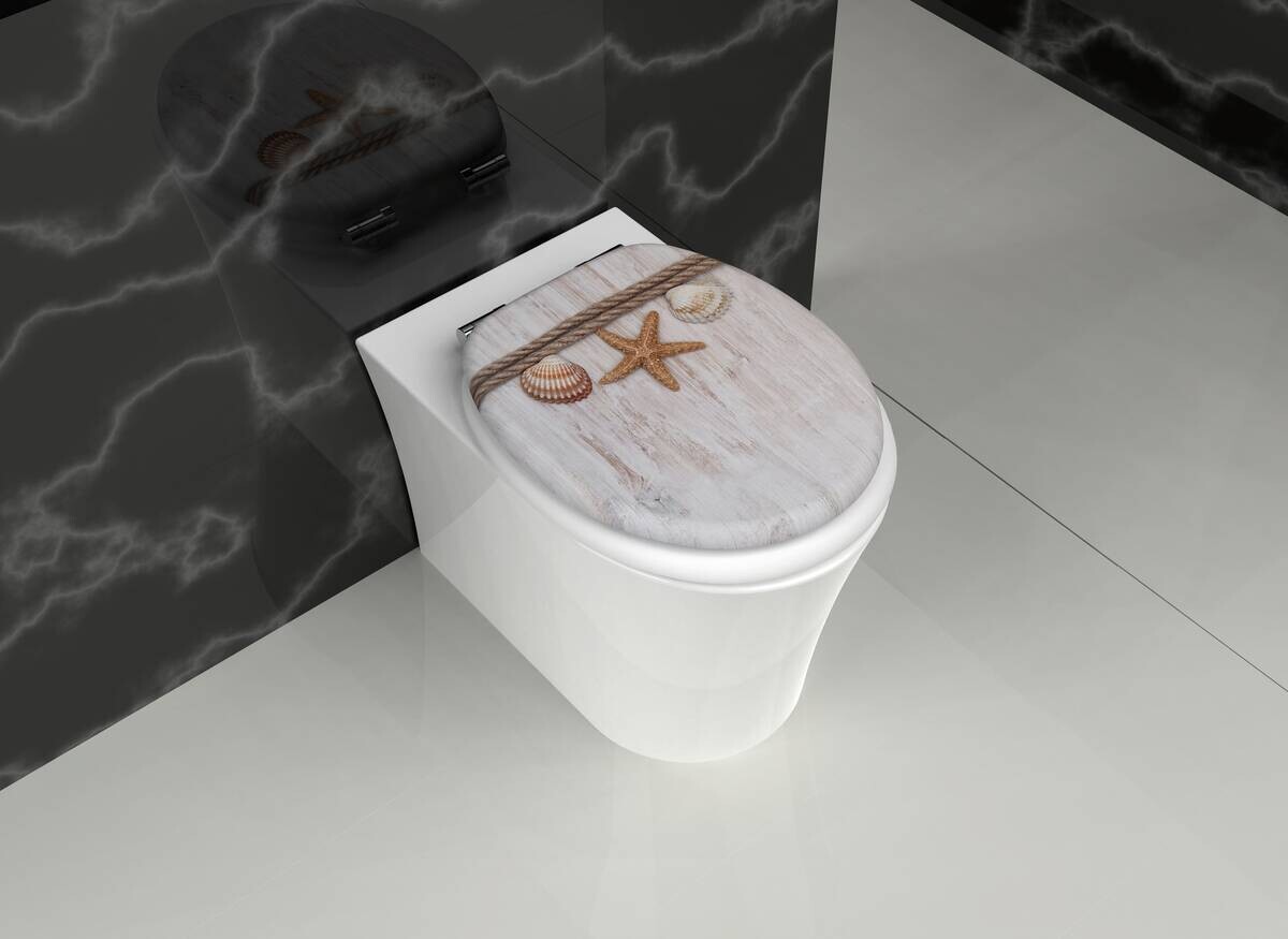 POCOline WC-Sitz Maritim MDF