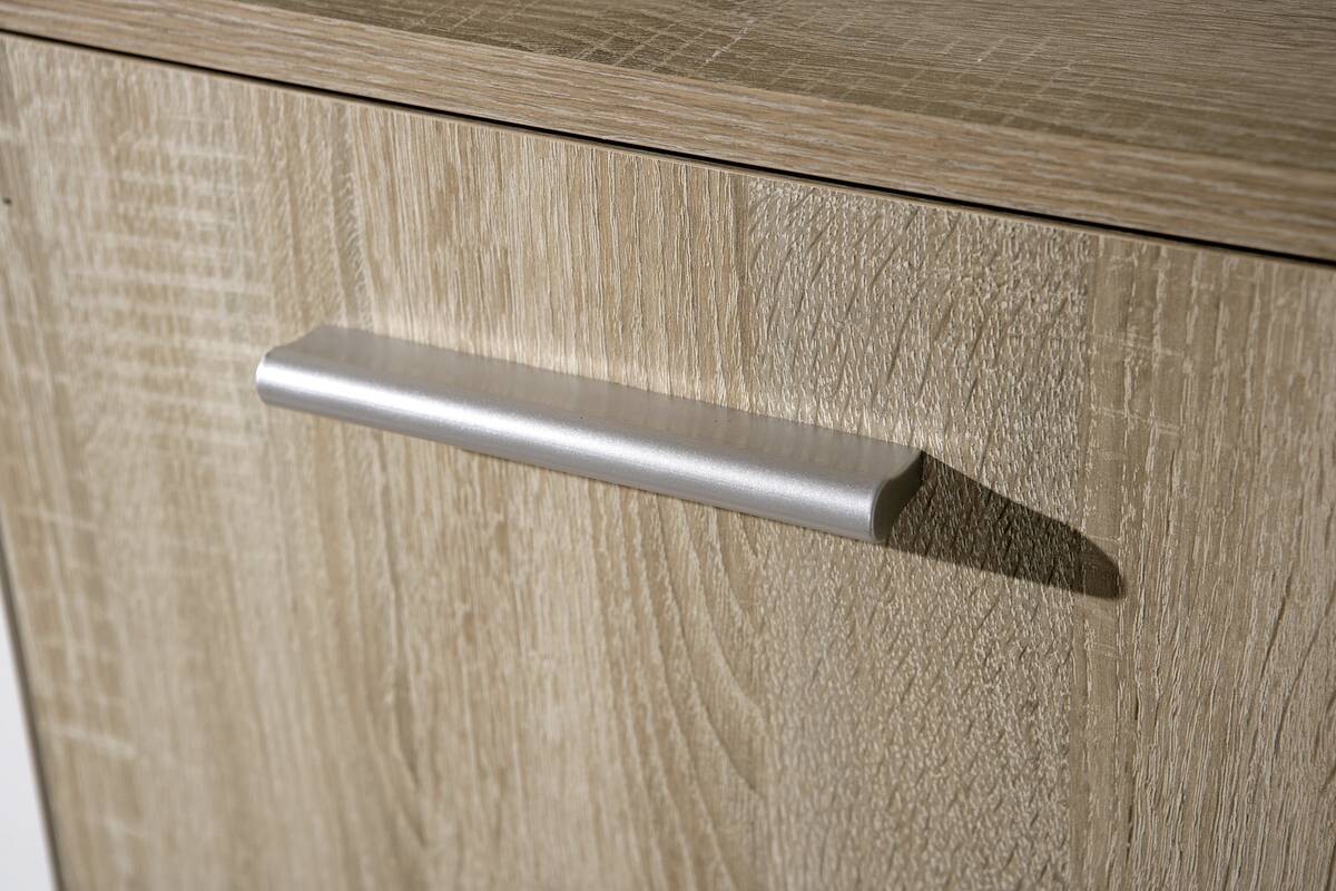 Kommode Egadi Eiche Sonoma Nachbildung weiß B/H/T: ca. 77x115x30 cm