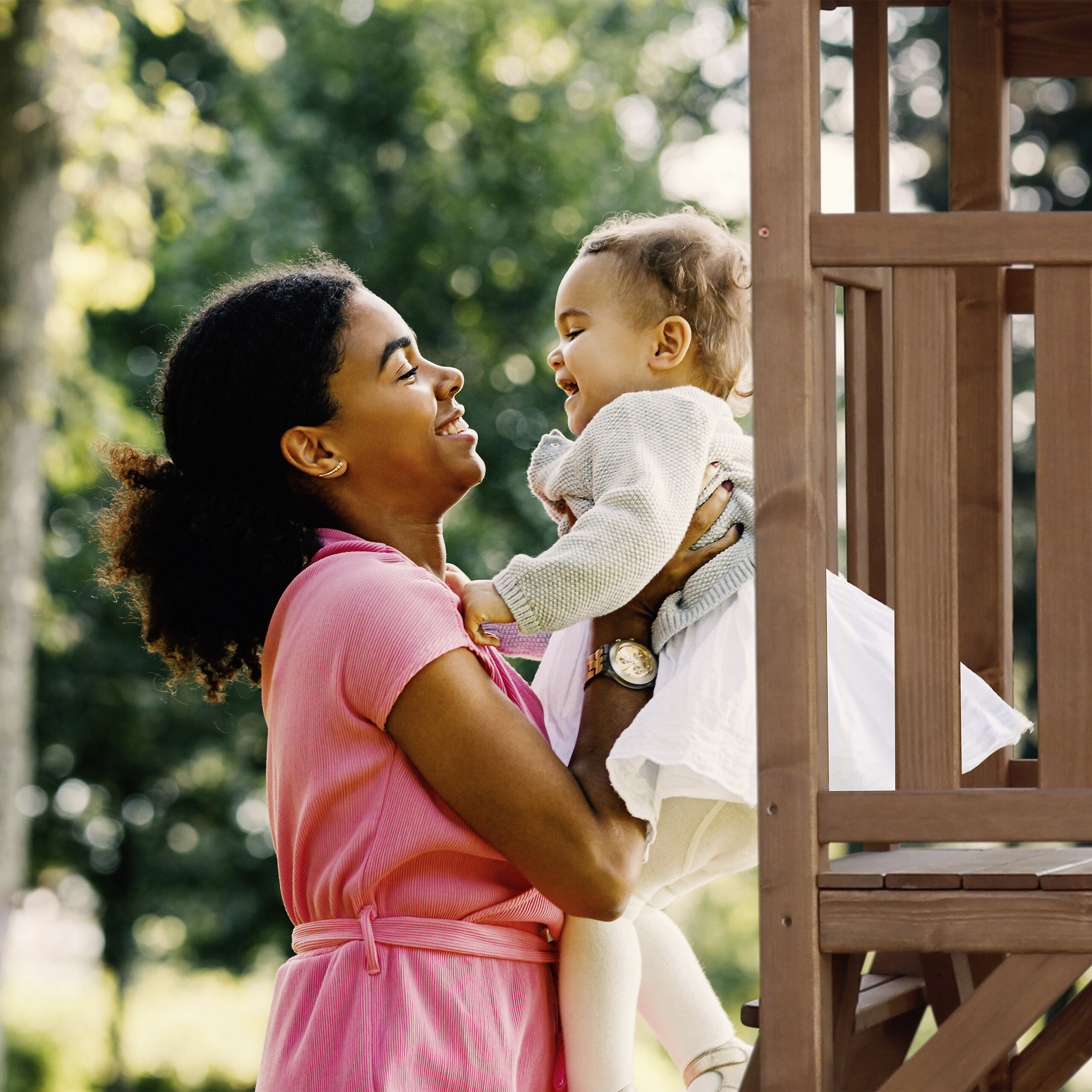 AXI Spielturm Beach Tower braun B/H/L: ca. 284x242x349 cm