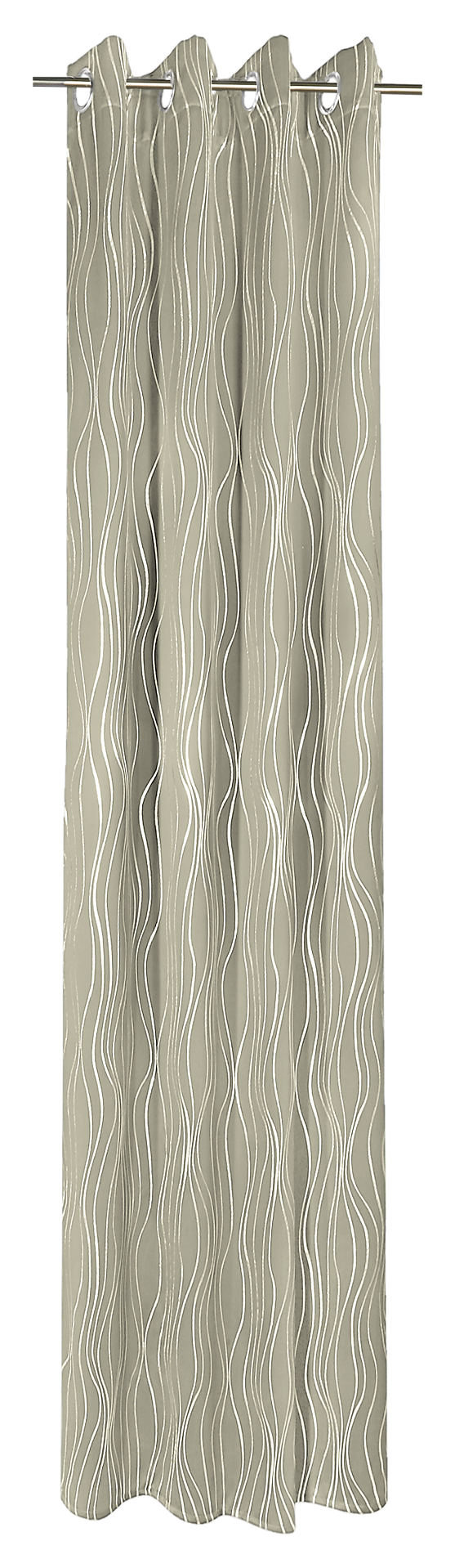 Verdunklungsvorhang Monaco creme B/L: ca. 135x245 cm