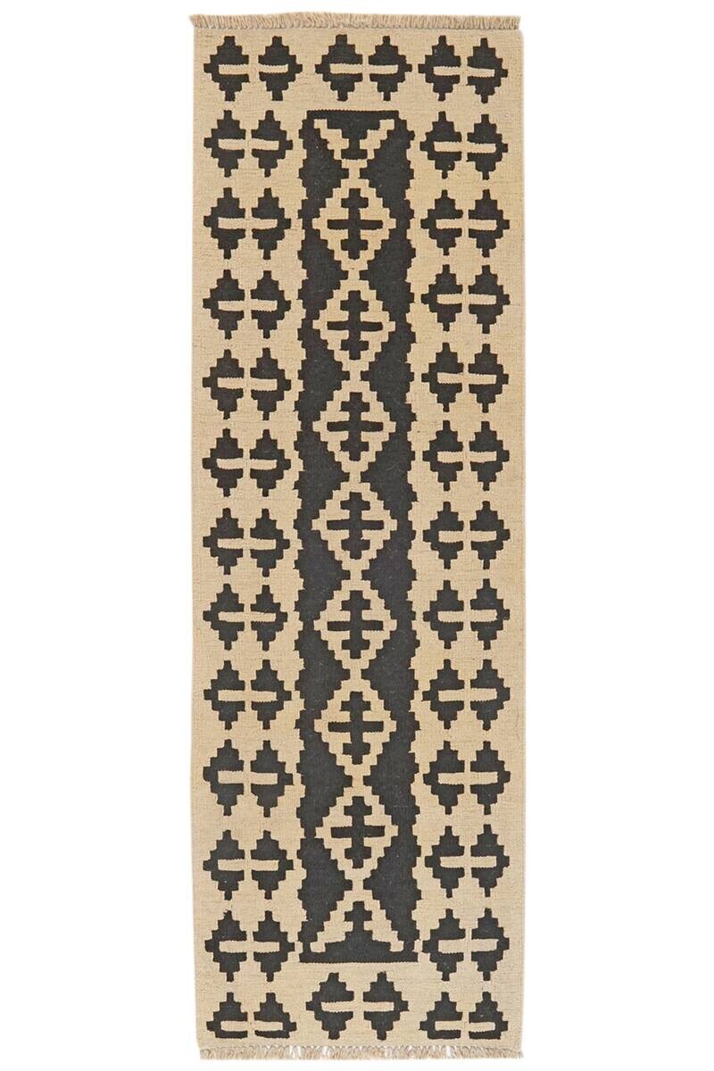 PersaTepp Teppich Kelim Gashgai schwarz B/H/L: ca. 64x1x198 cm