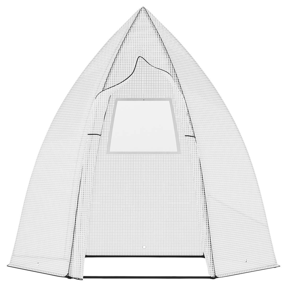 Outsunny Gewächshaus B/H/L: ca. 140x180x160 cm