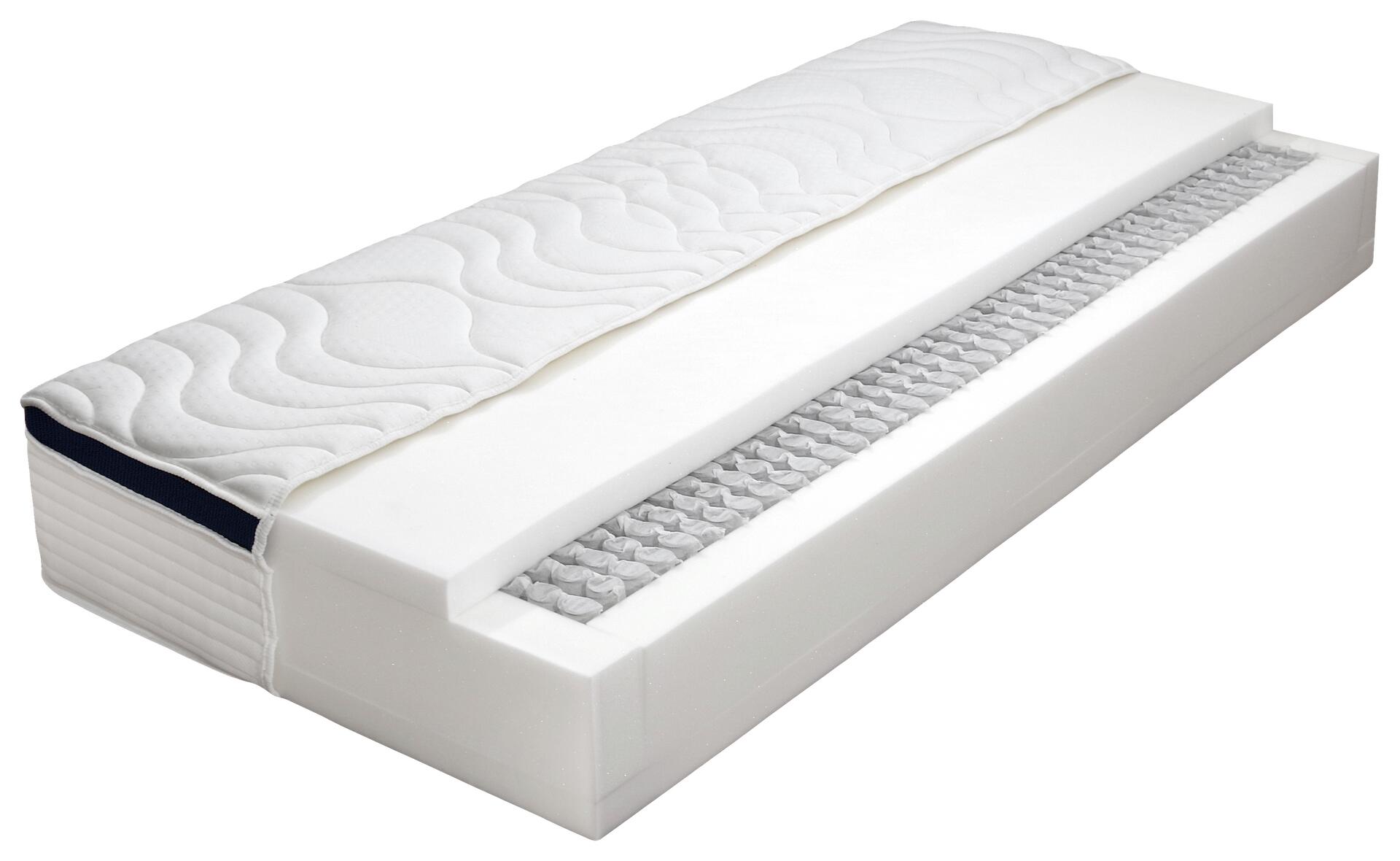 Taschenfederkernmatratze Termini weiß Liegefläche B/L: ca. 90x200 cm