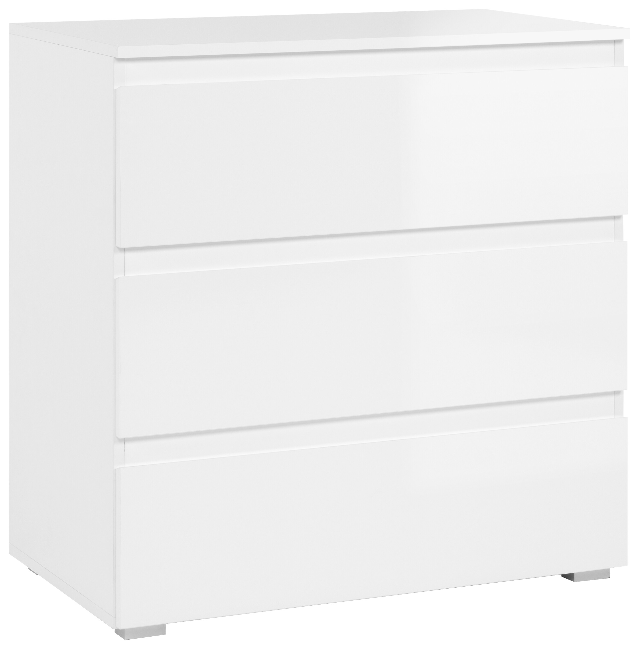 Schubkastenkommode Capetown weiß glänzend weiß B/H/T: ca. 80x80x45 cm Schubkastenkommode Capetown weiß glänzend weiß B/H/T: ca. 80x80x45 cm