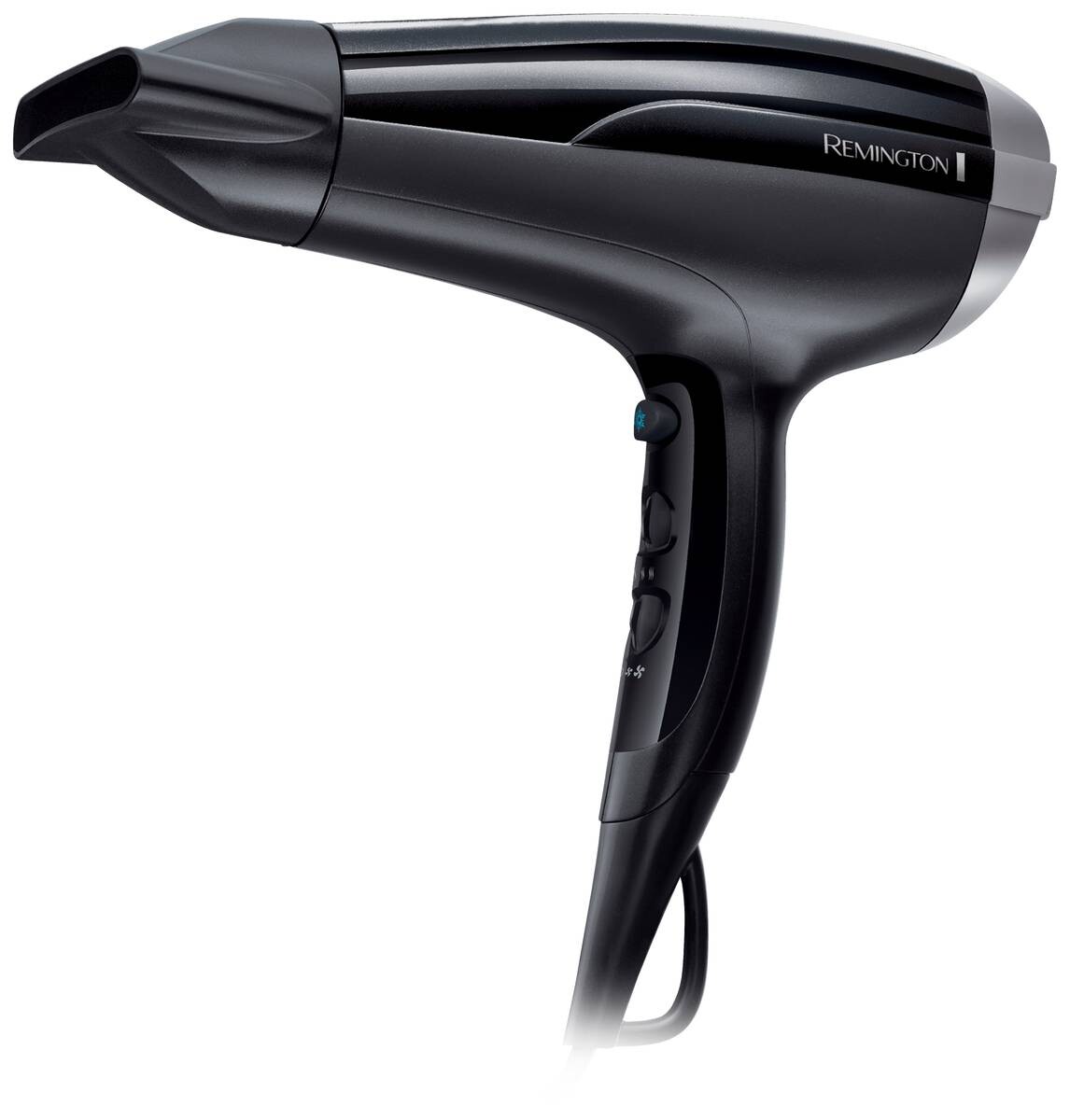 REMINGTON Haartrockner D5215 schwarz grau Kunststoff B/H/T: ca. 9x18x26 cm