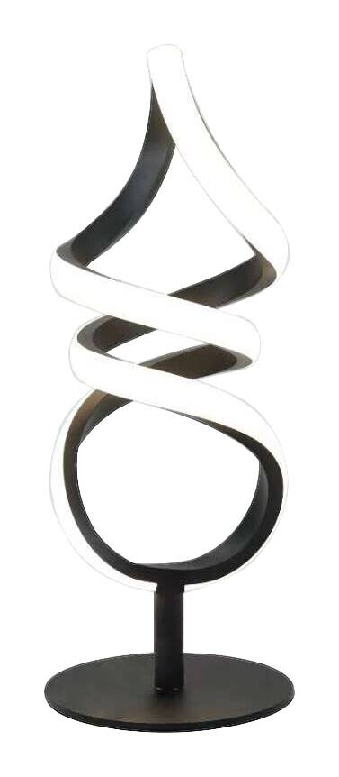 POCOline LED-Tischleuchte Edoardo schwarz Metall H/D: ca. 35x15 cm