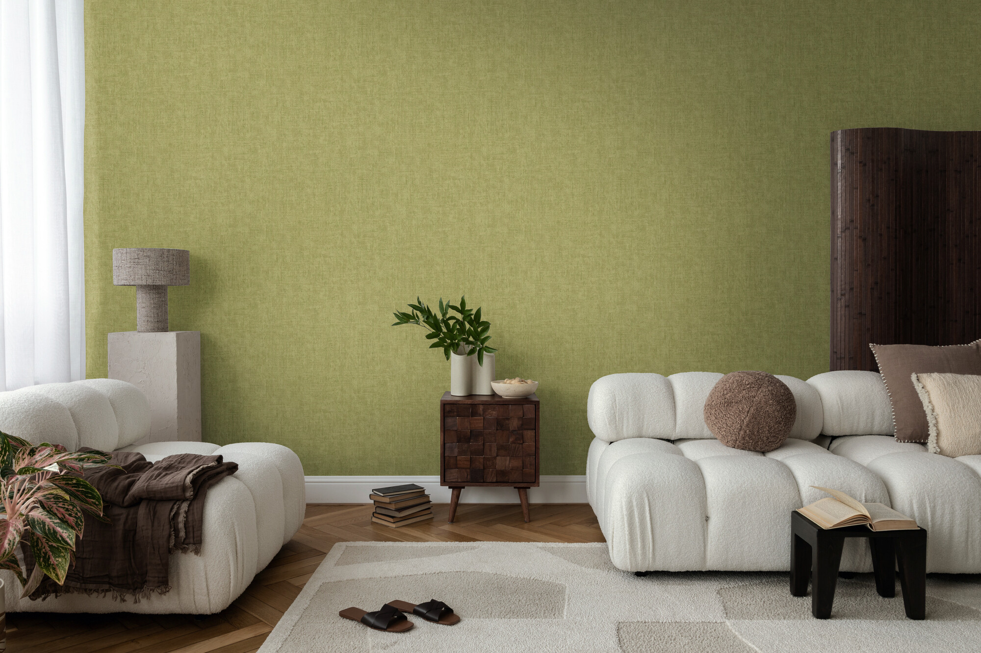 A.S.Creation Vliestapete grün B/H/D: ca. 53x1005x8,5 cm