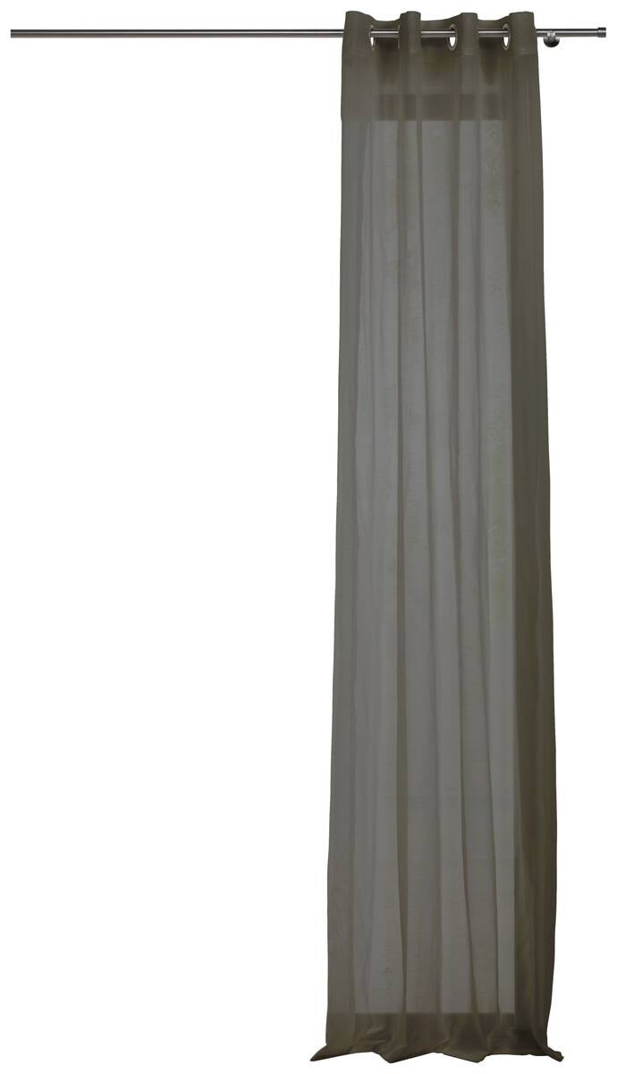 Ösenvorhang PURE grau B/L: ca. 135x245 cm