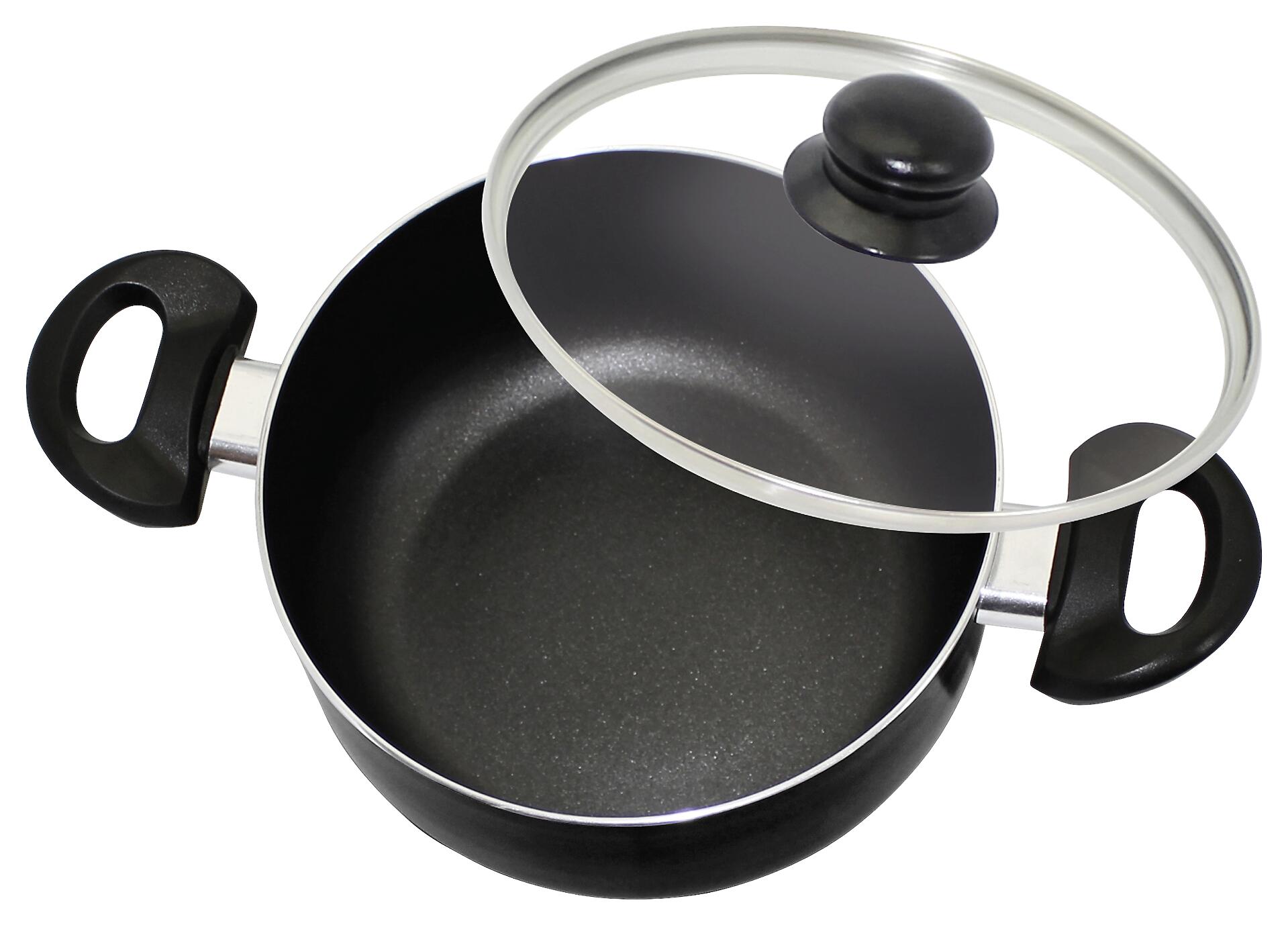 ELO Basic Topf schwarz Aluminium