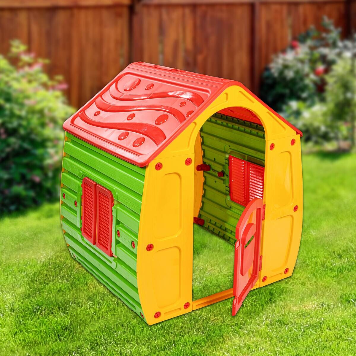 Kinderspielhaus bunt