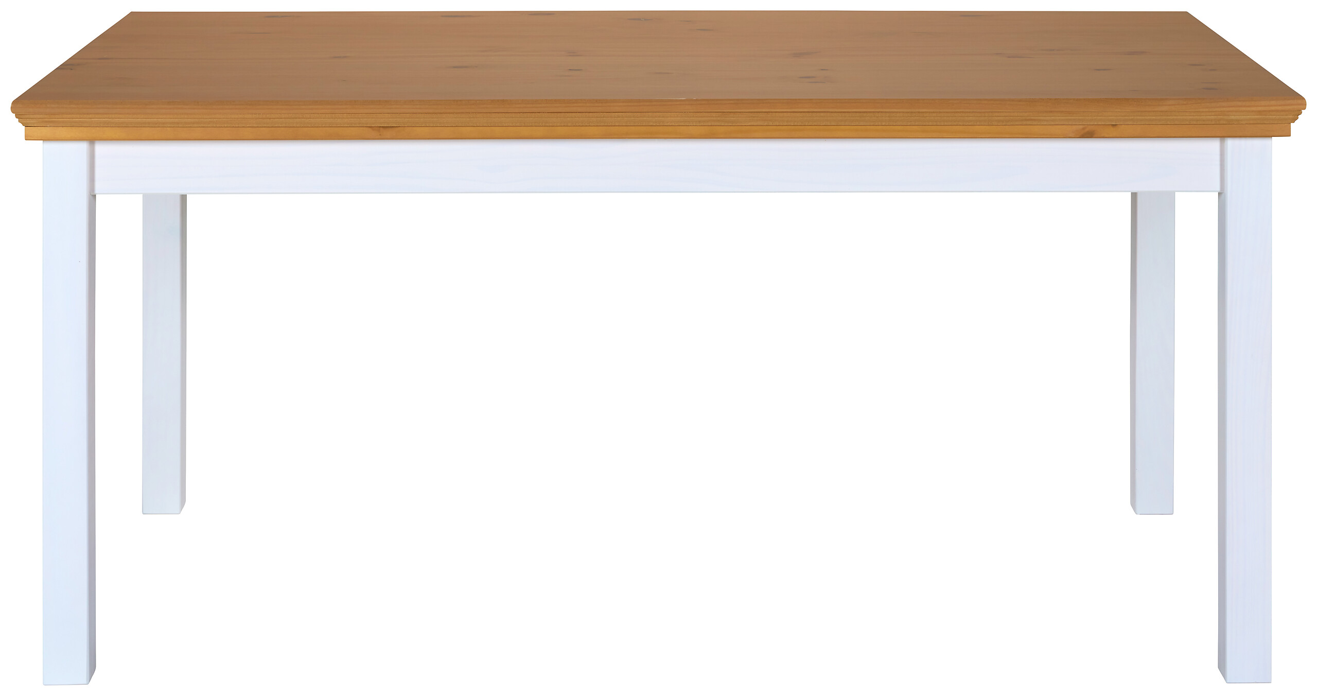 Esstisch Maluno weiß lackiert lackiert B/H/L: ca. 90x76x166,4 cm