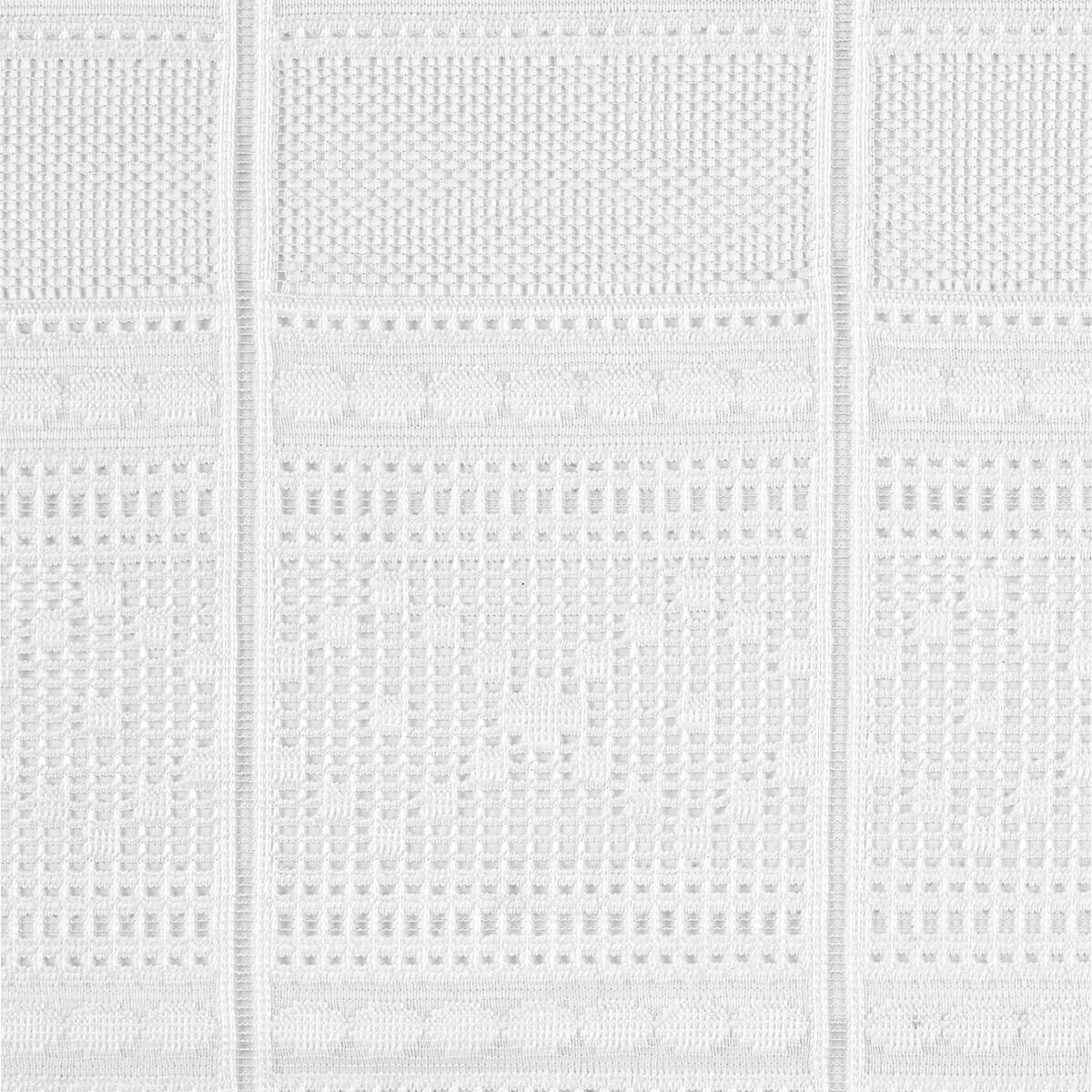 Scheibengardinen-Meterware weiß H: ca. 60 cm