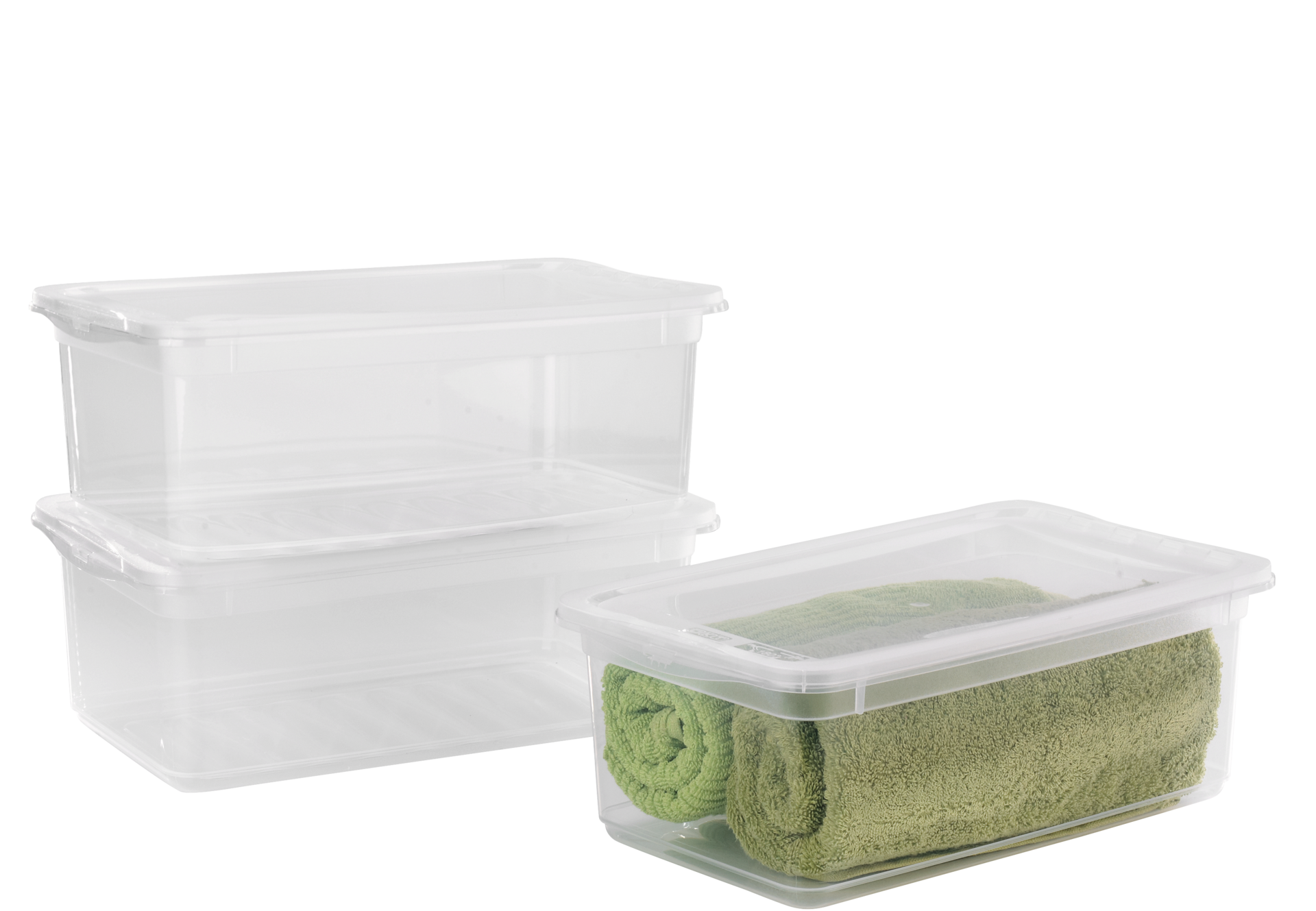 keeeper Box-Basixxset transparent B/H/L: ca. 26,5x14x39 cm