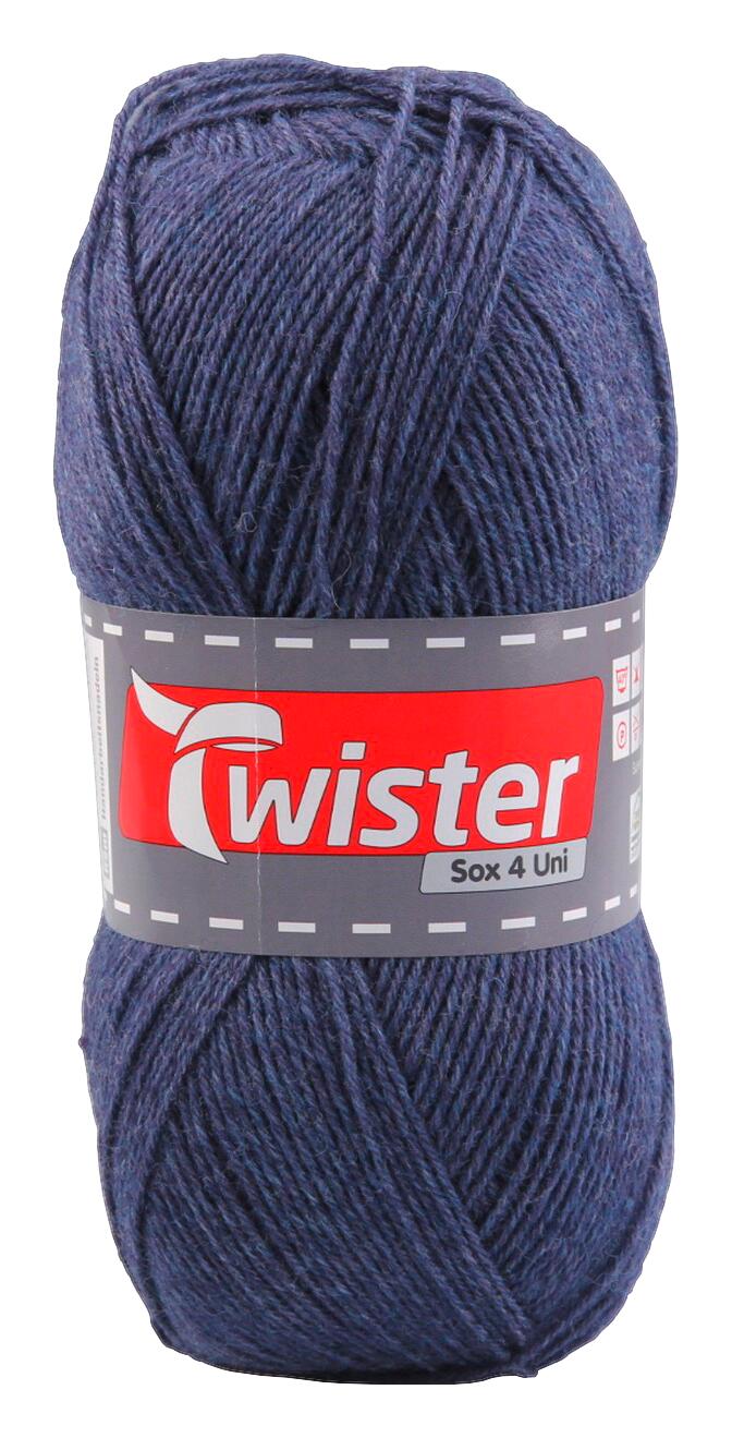 Twister Handstrickgarn Sox jeans L: ca. 42000 cm