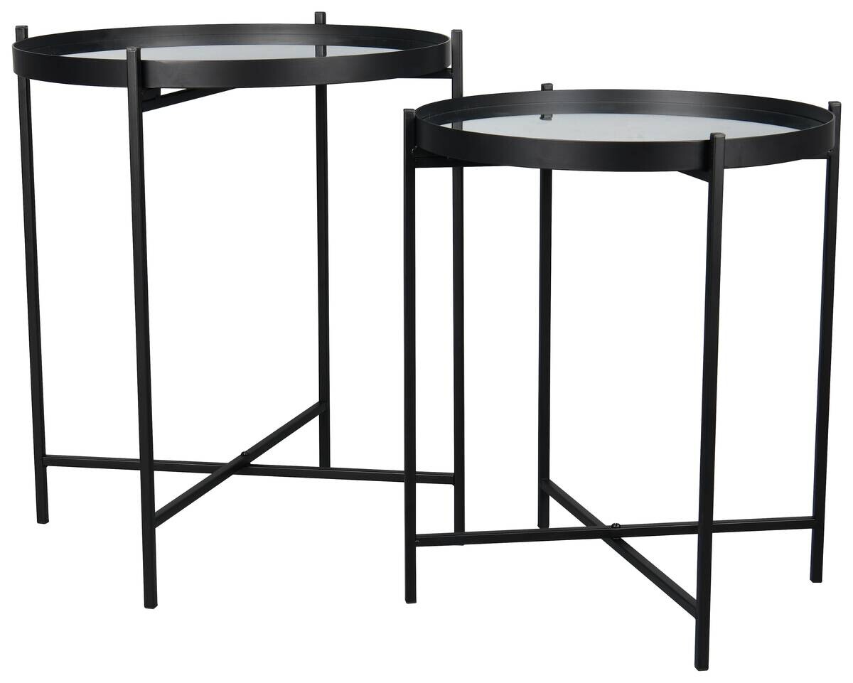 Beistelltisch Verena schwarz H/D: ca. 51x45 cm Beistelltisch Verena schwarz H/D: ca. 51x45 cm