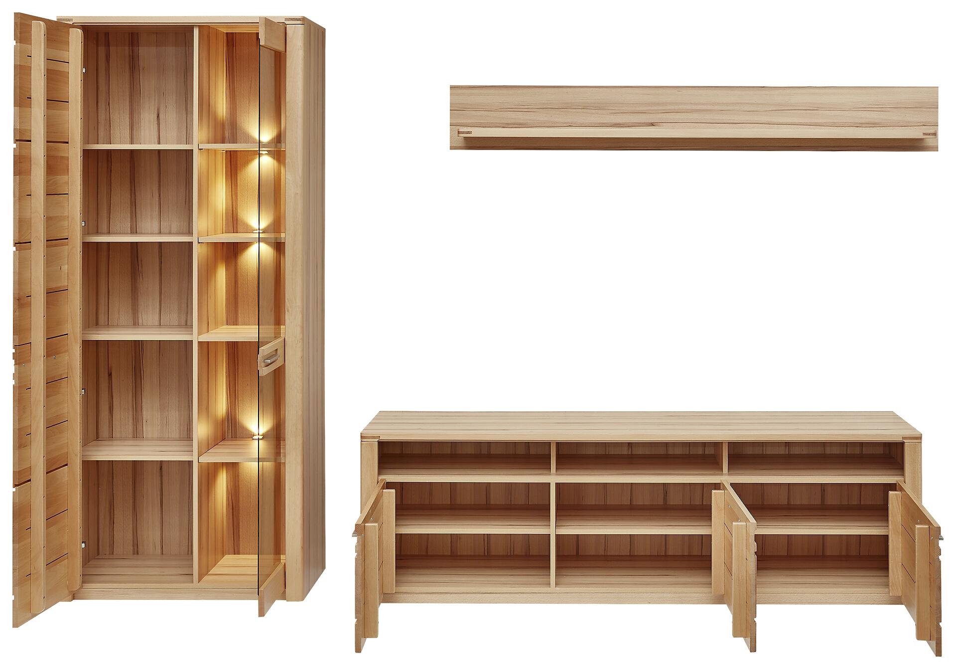 Wandboard Nature One buche Nachbildung buche B/H/T: ca. 180x24x22 cm