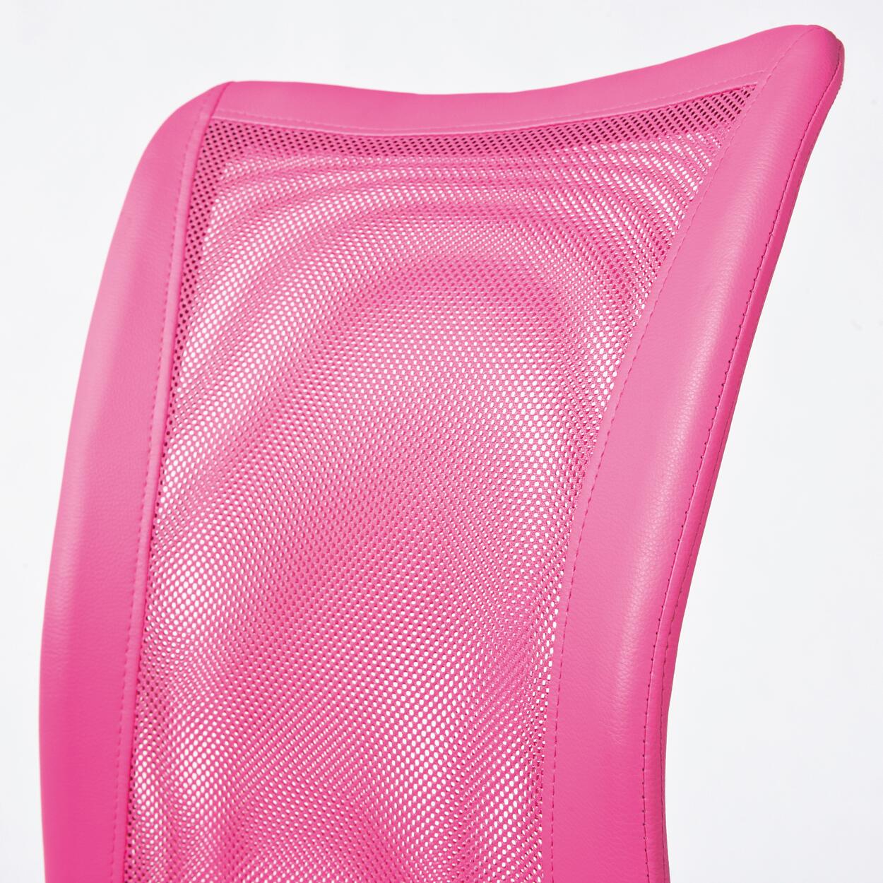 Drehstuhl Bonnie pink Kunststoff Metall