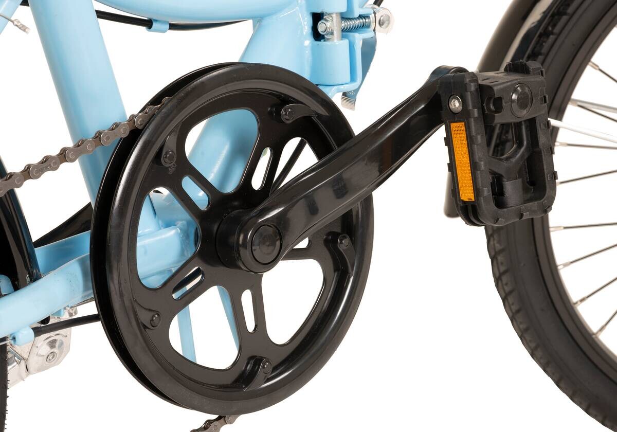 DaCapo Faltrad Foldtech Foldtech 20 Zoll Rahmenhöhe 32 cm 6 Gänge blau blau ca. 20 Zoll