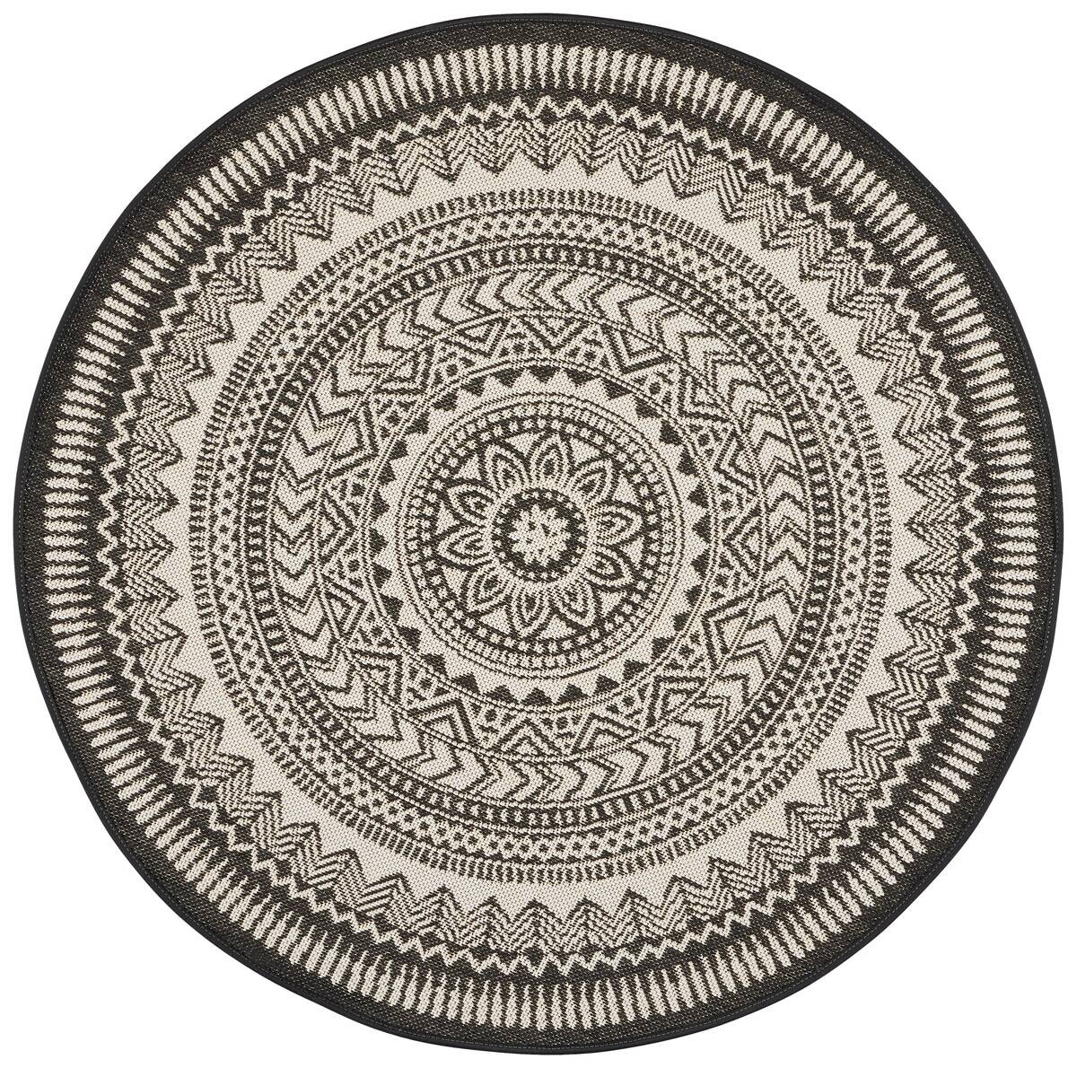 In-/Outdoor-Teppich Ambiente schwarz D: ca. 160 cm