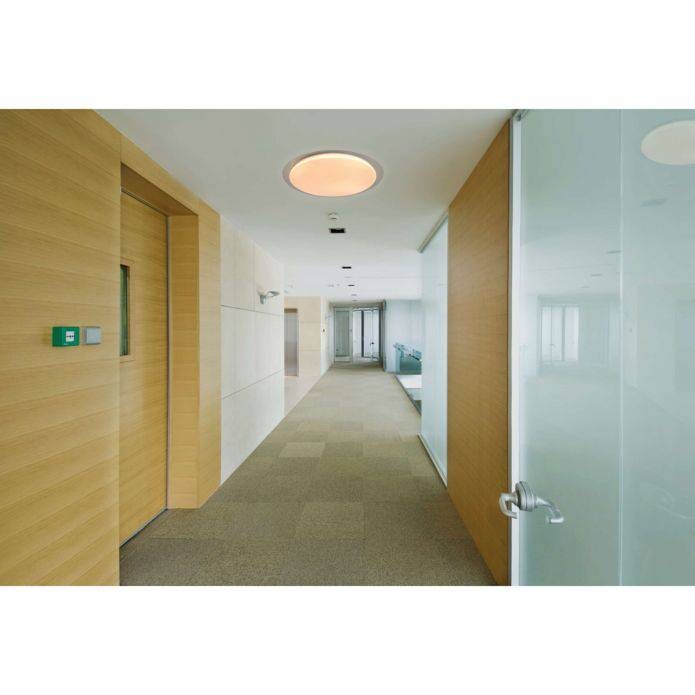 Näve Leuchten LED Deckenleuchte NV1286231 weiß silber Metall Acryl H/D: ca. 7x46 cm null 1 Brennstellen