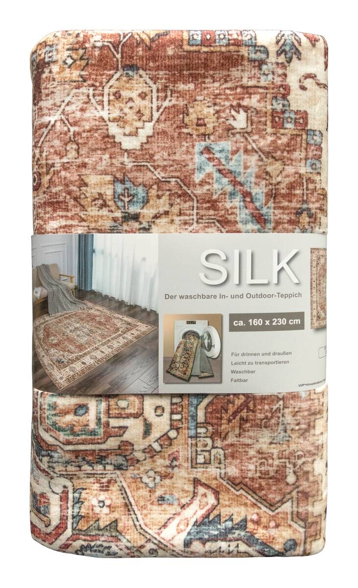 Teppich Silk terra B/L: ca. 160x230 cm