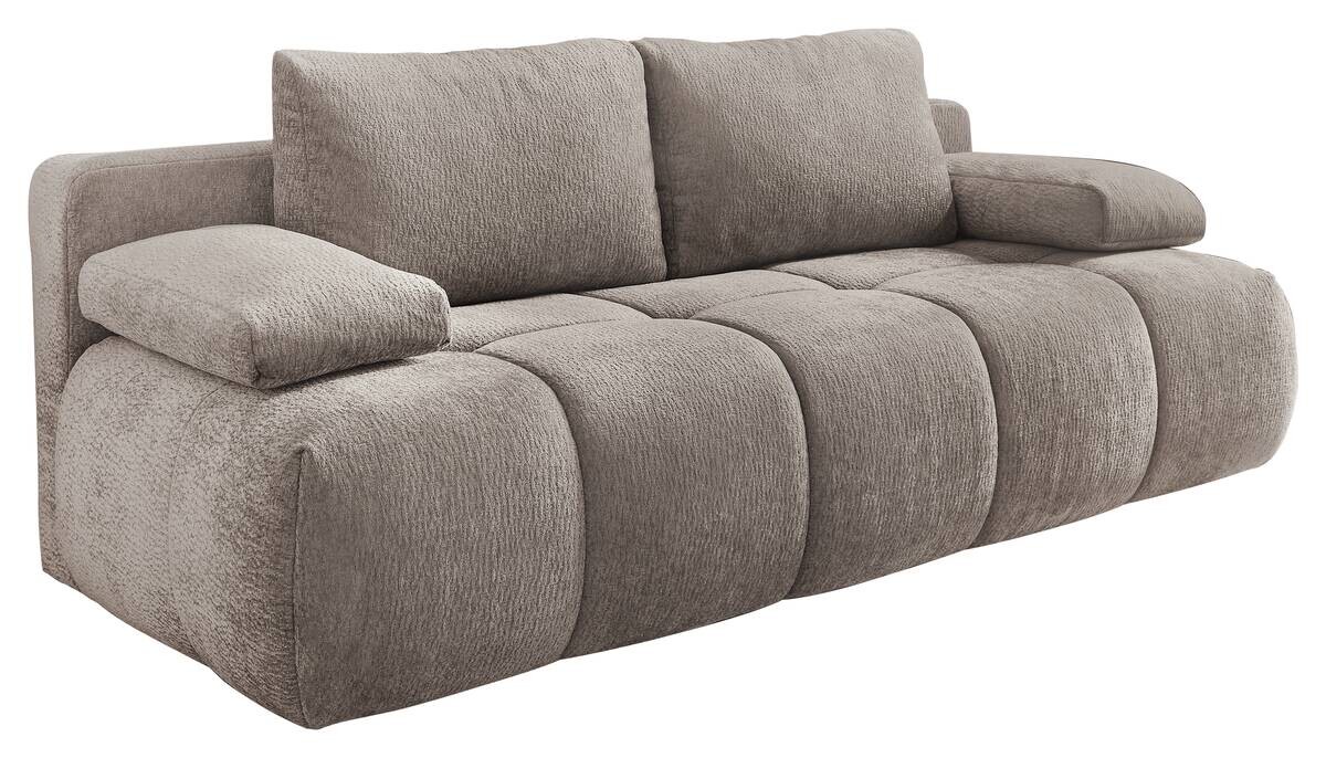 Schlafsofa Greige Polyester B/H/T: ca. 213x86x101 cm