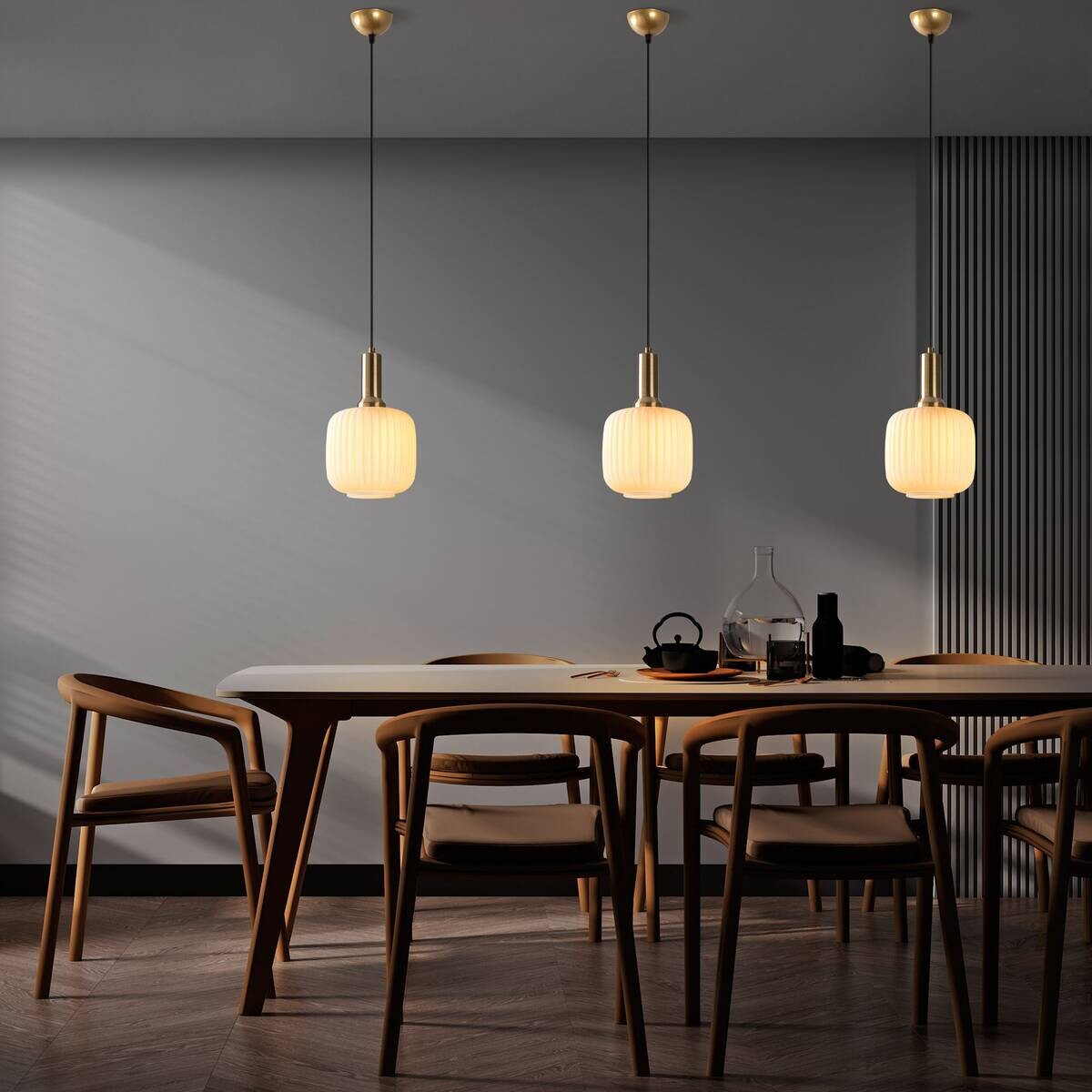 Opviq Pendelleuchte gold Metall Glas B/H/T/L/D: ca. 20x118x20x20x20 cm E27 1 Brennstellen