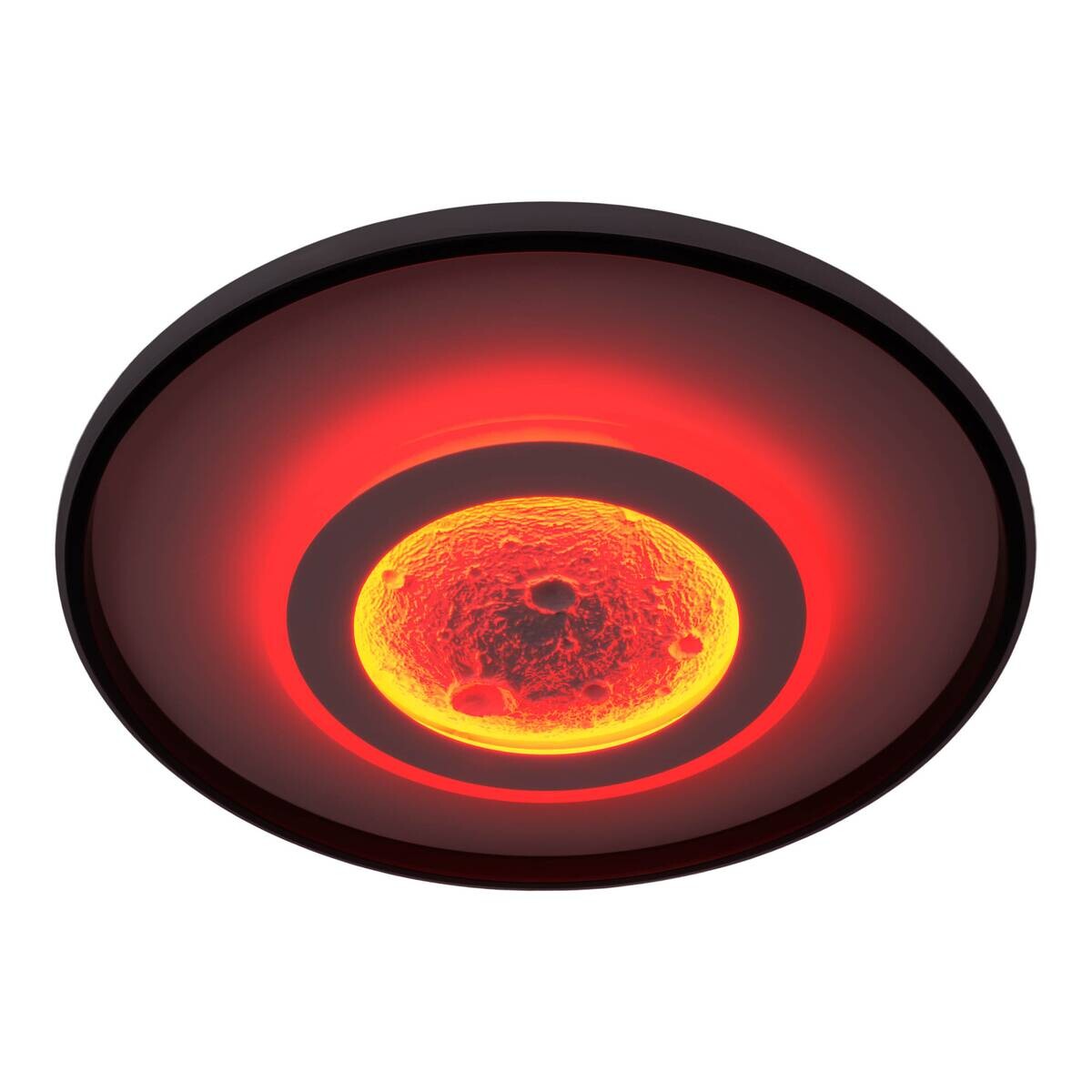 Näve Leuchten Deckenleuchte weiß Metall Kunststoff B/H/T: ca. 50x6x50 cm null 3 Brennstellen